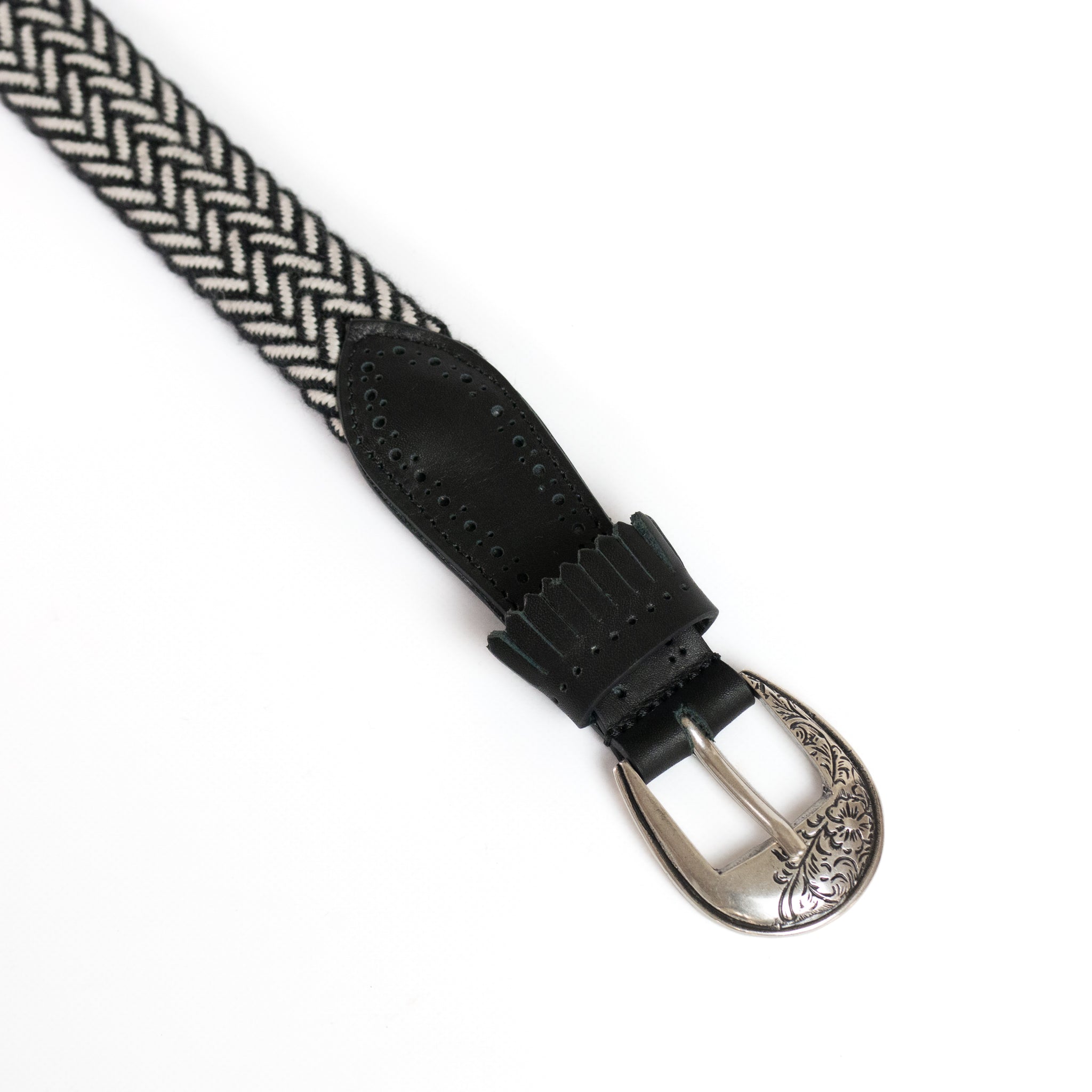 frangia 3° | wool mesh BELT / E / SILVER & GOLD BUCKLE