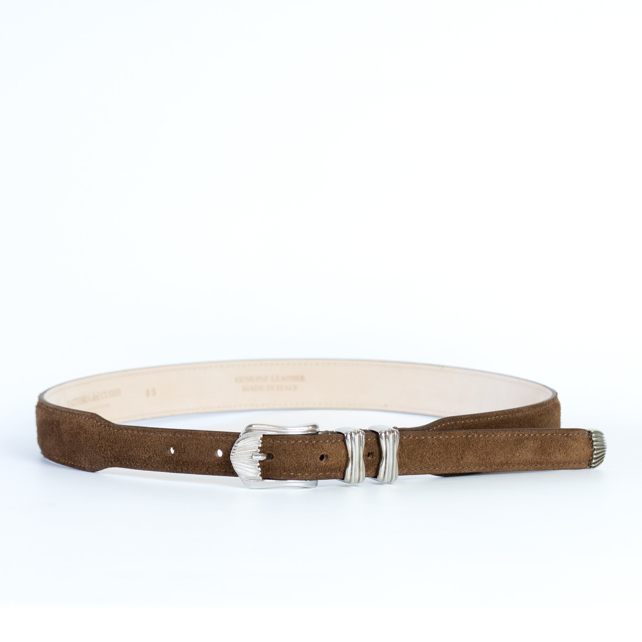 SUEDE LEATHER WESTERN BELT | W05