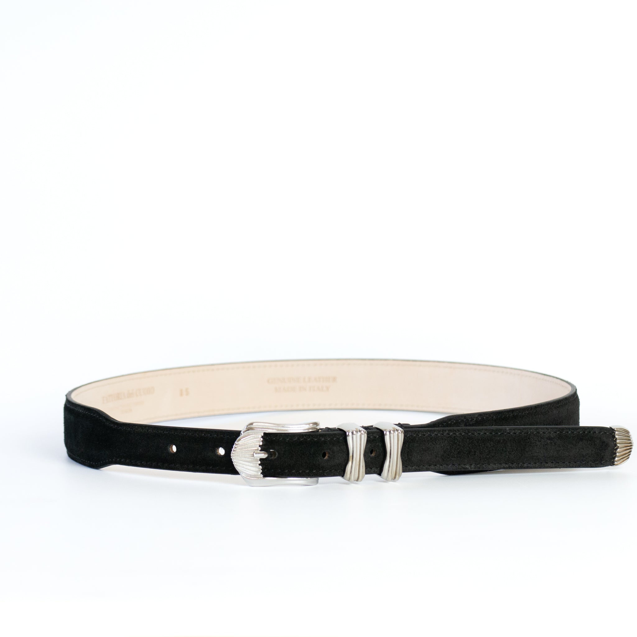 SUEDE LEATHER WESTERN BELT | W05