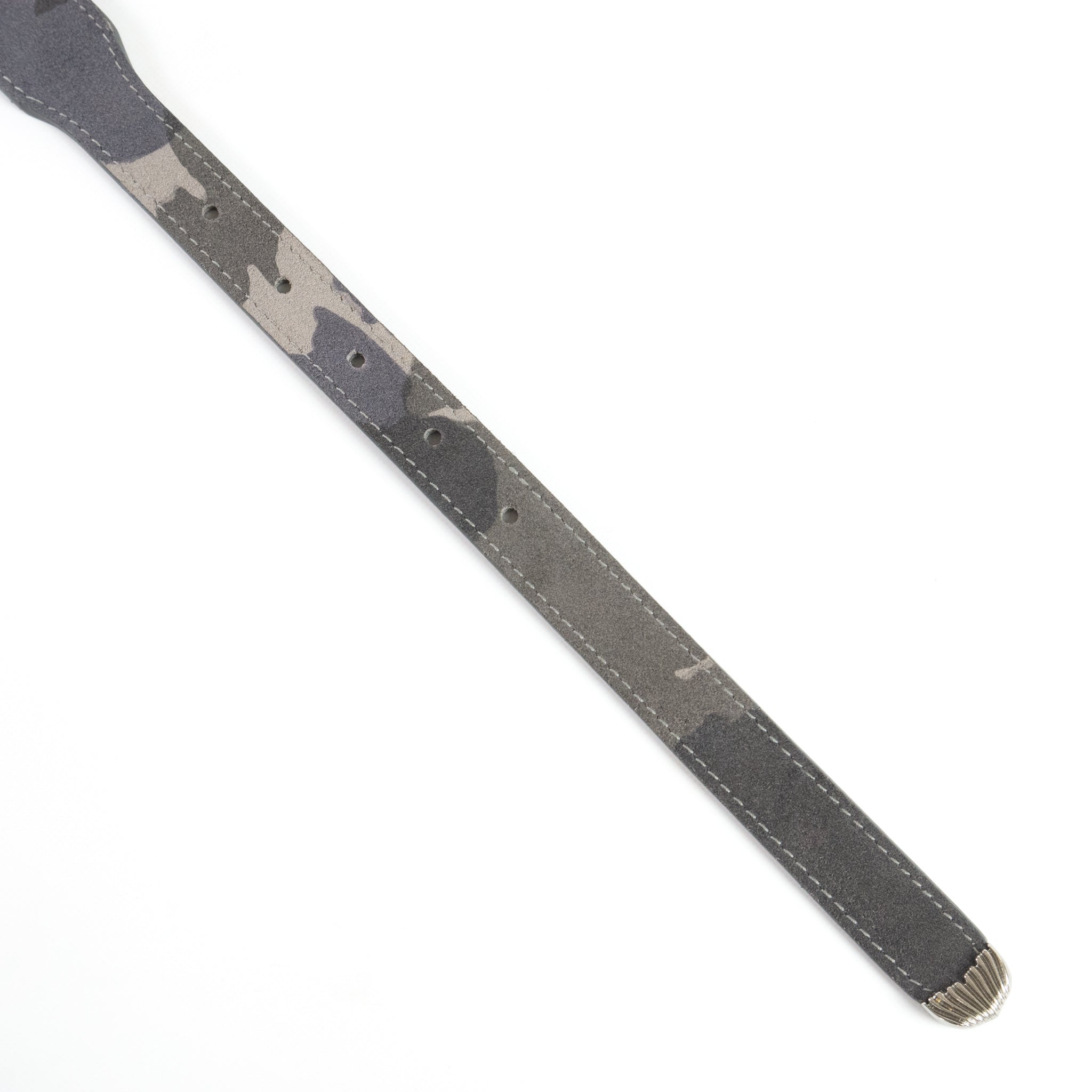 CAMOUFLAGE SUEDE LEATHER WESTERN BELT | W05