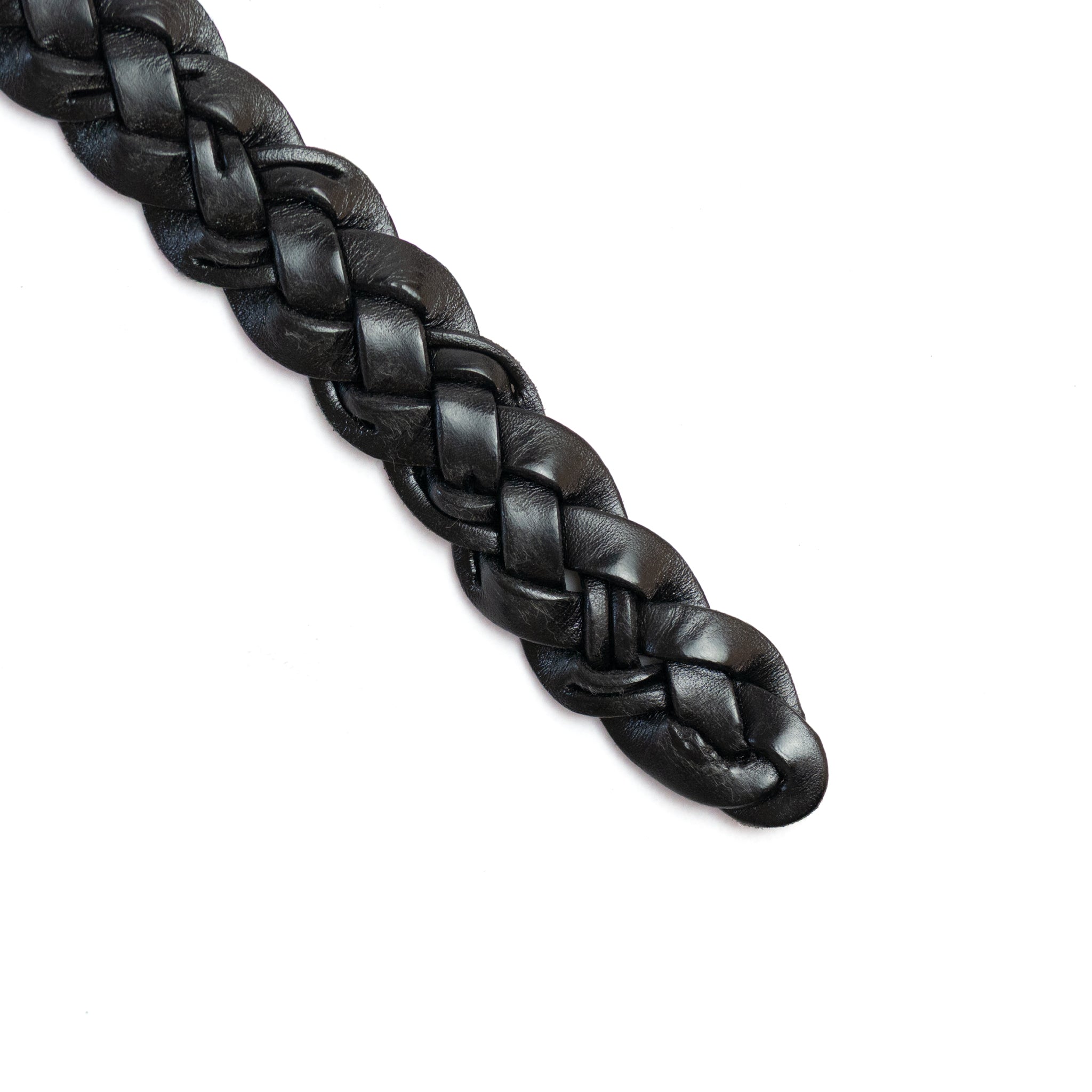 HAND-BRAIDED / asolina | leather mesh belt | W06