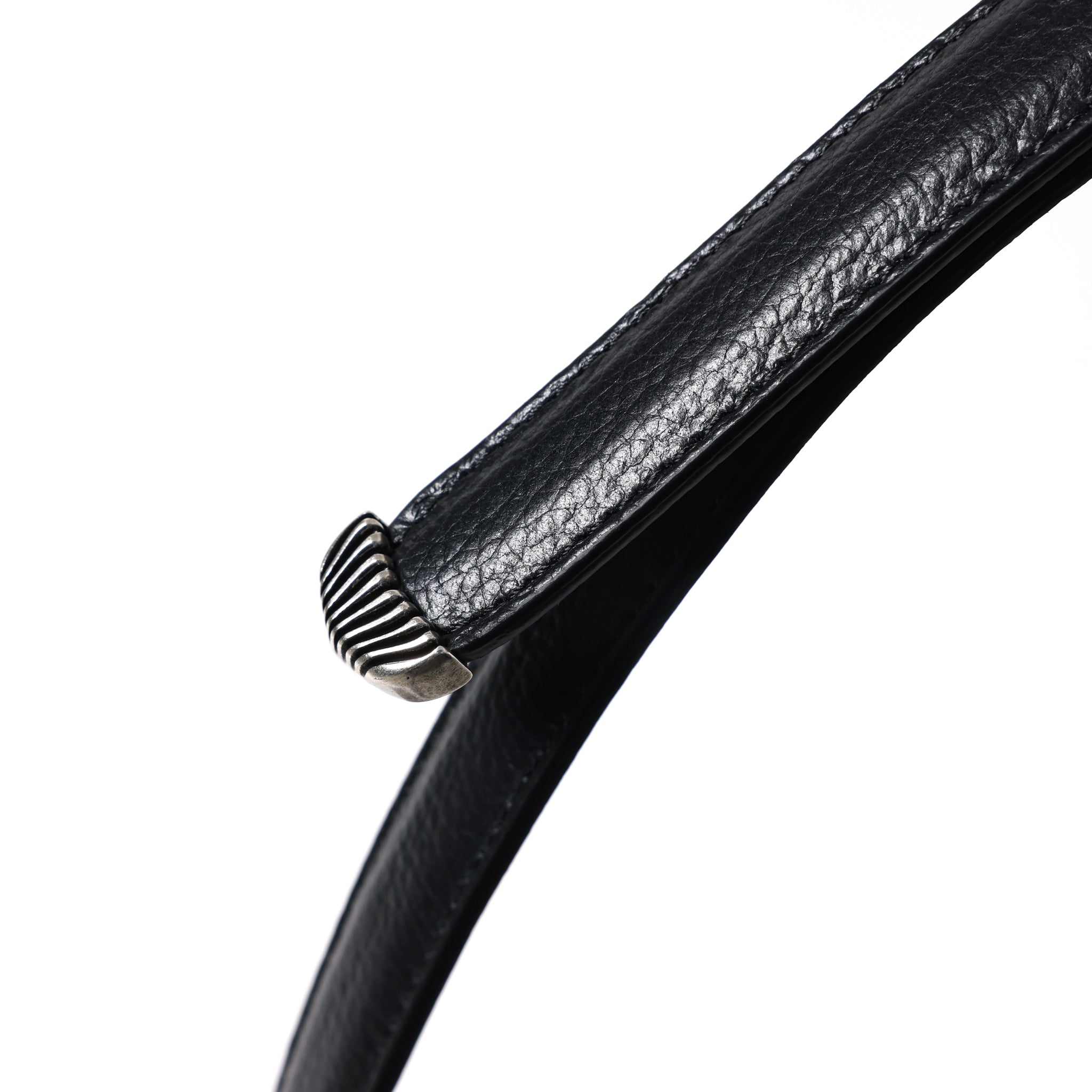 SHRINK EMBOSSED LEATHER WESTERN BELT | W05