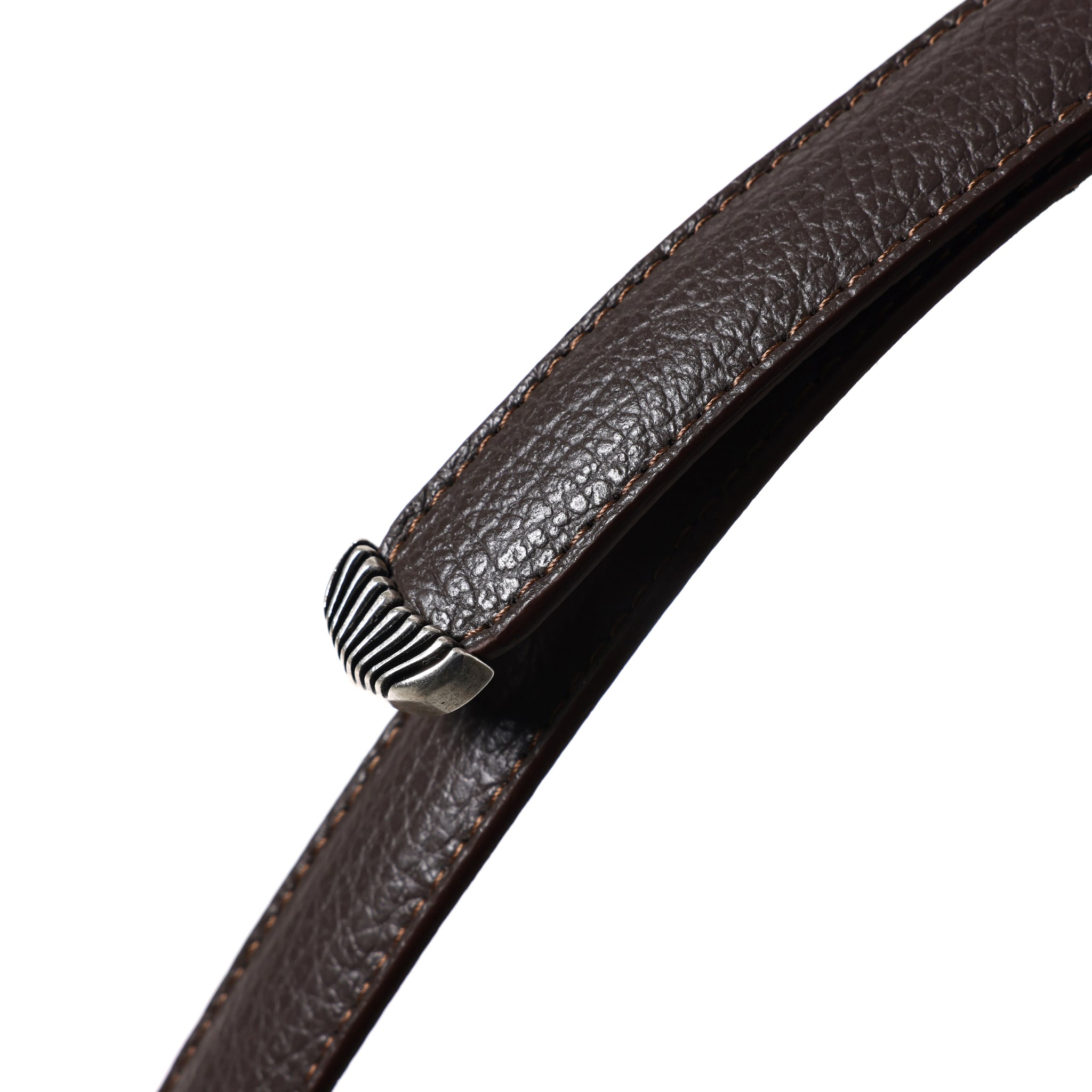 SHRINK EMBOSSED LEATHER WESTERN BELT | W05