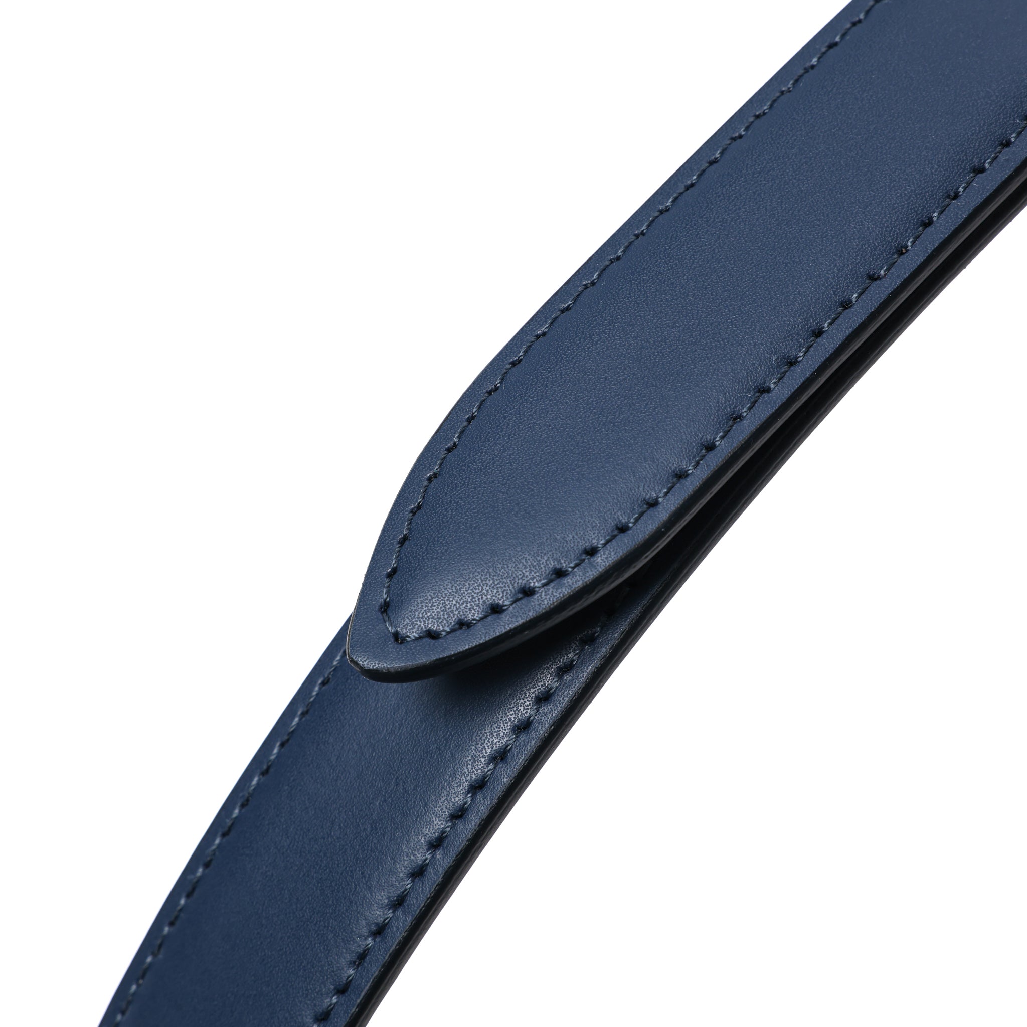 スムースレザー ツイストバックルベルト(SILVER) | 25mm