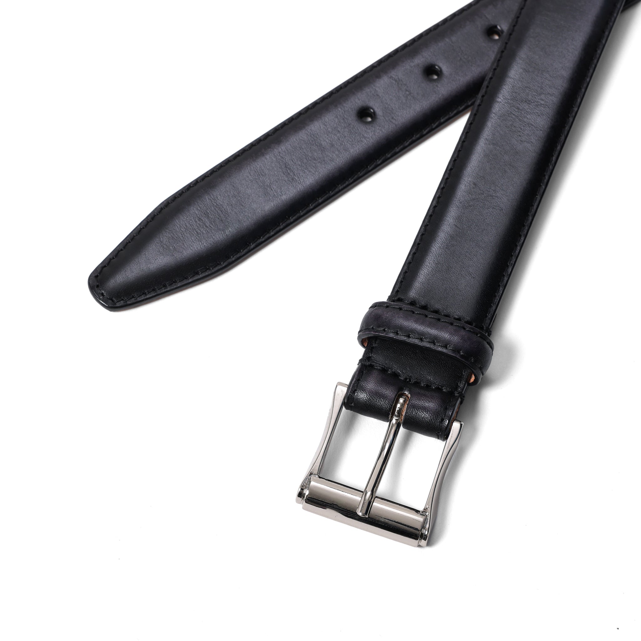 カーフレザー コンパクトバックルベルト | 30mm