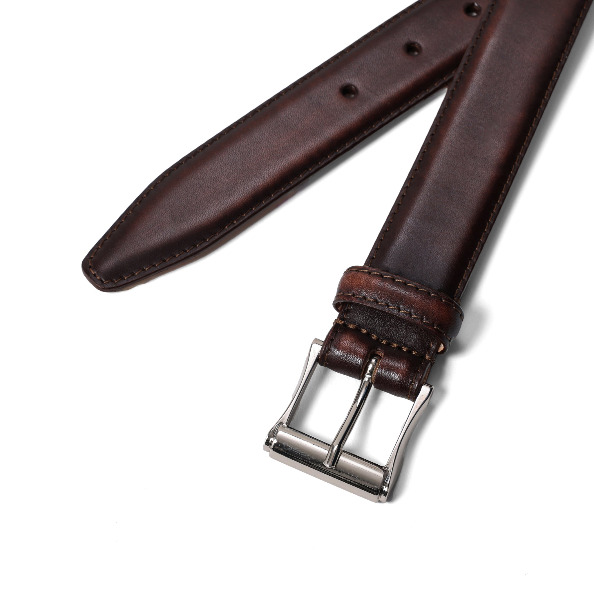 カーフレザー コンパクトバックルベルト | 30mm