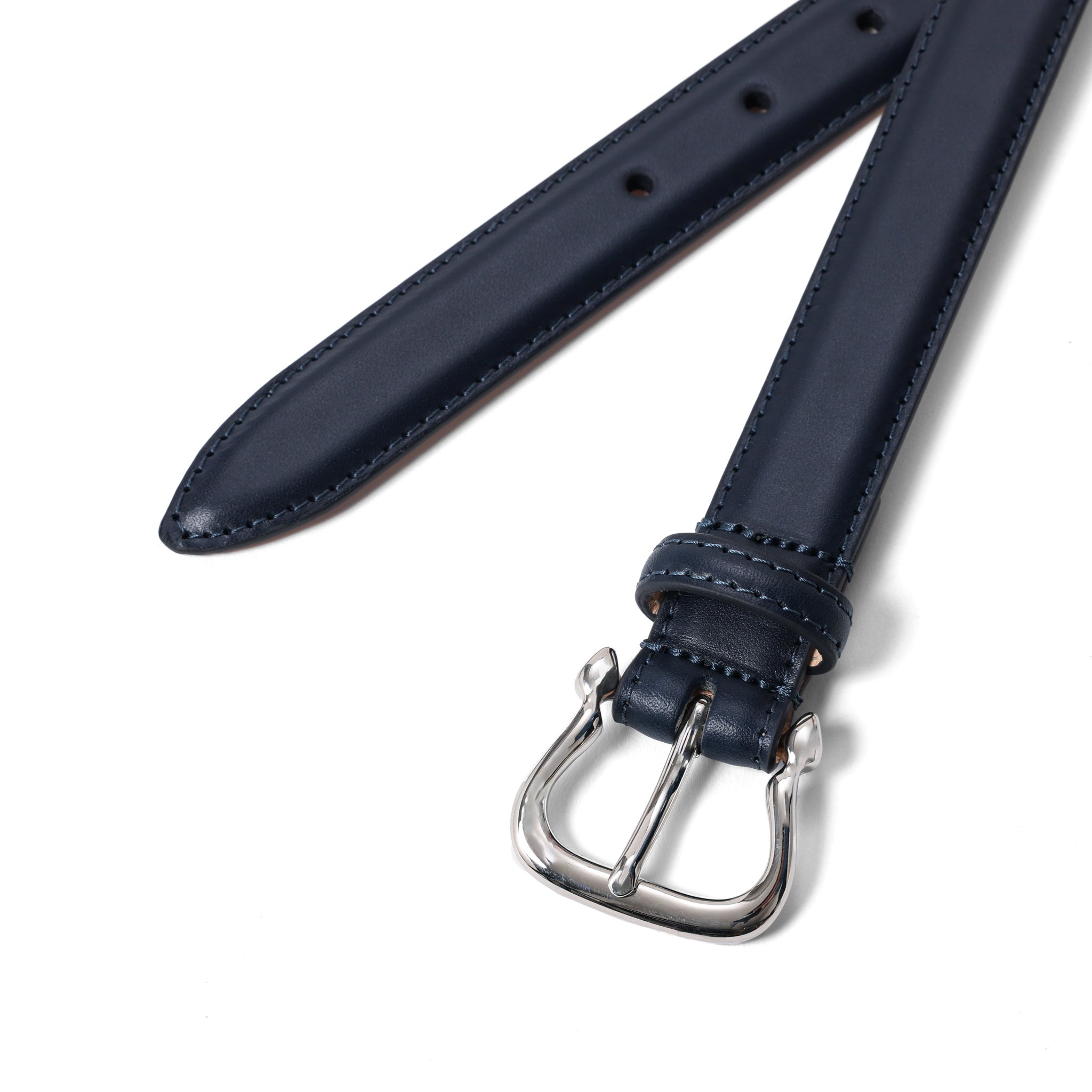 スムースレザー ベルト ARCO (SILVER) | 25mm