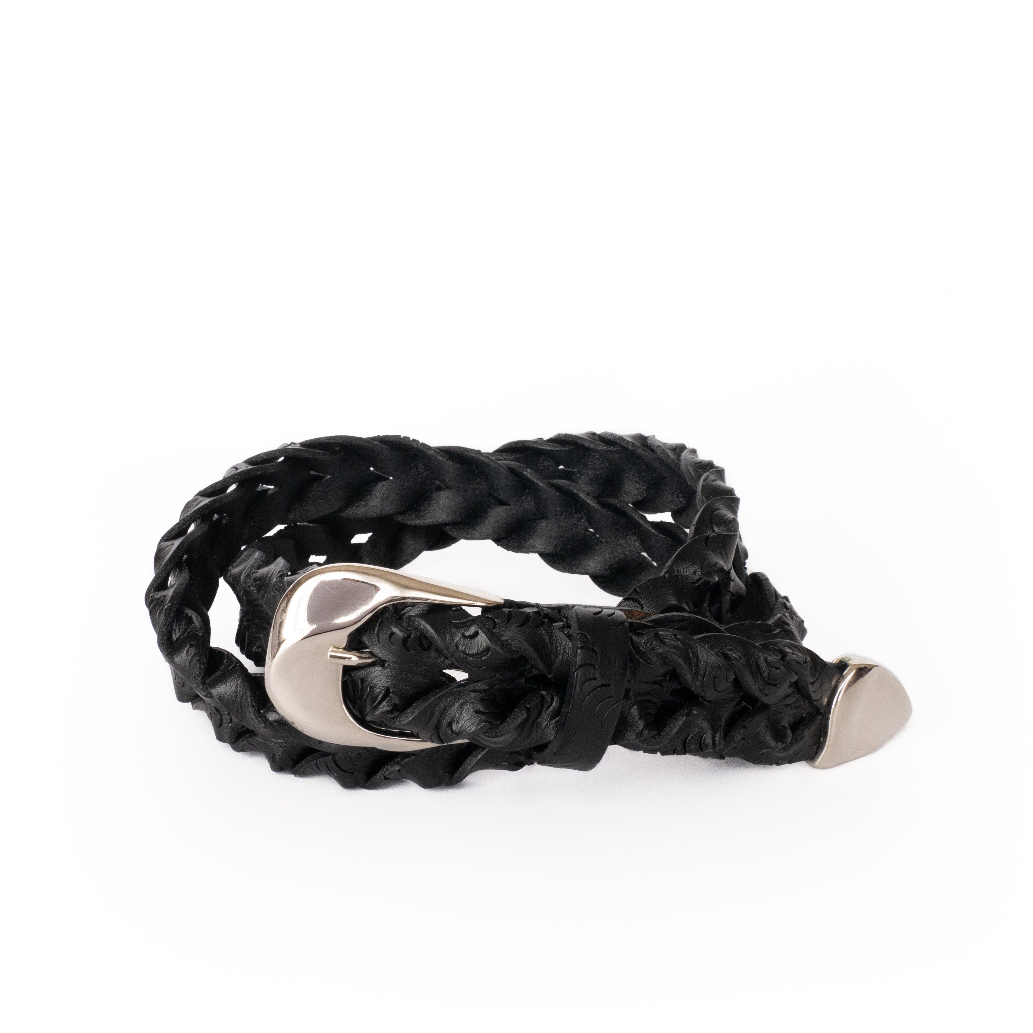 puntale cutting mesh BELT / SILVER BUCKLE