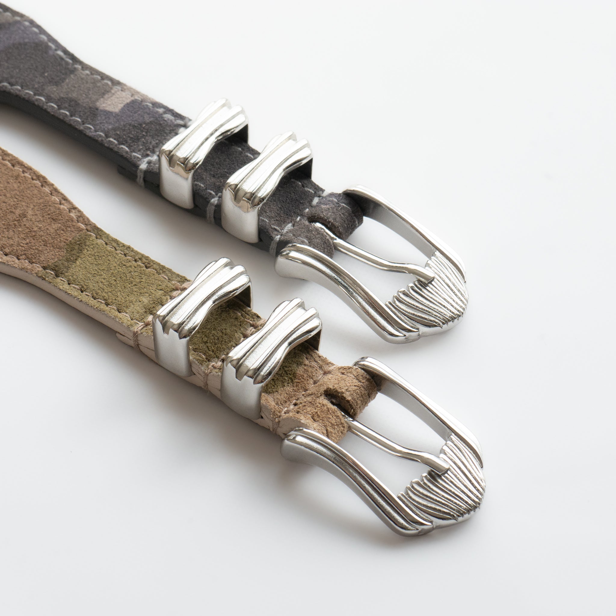 CAMOUFLAGE SUEDE LEATHER WESTERN BELT