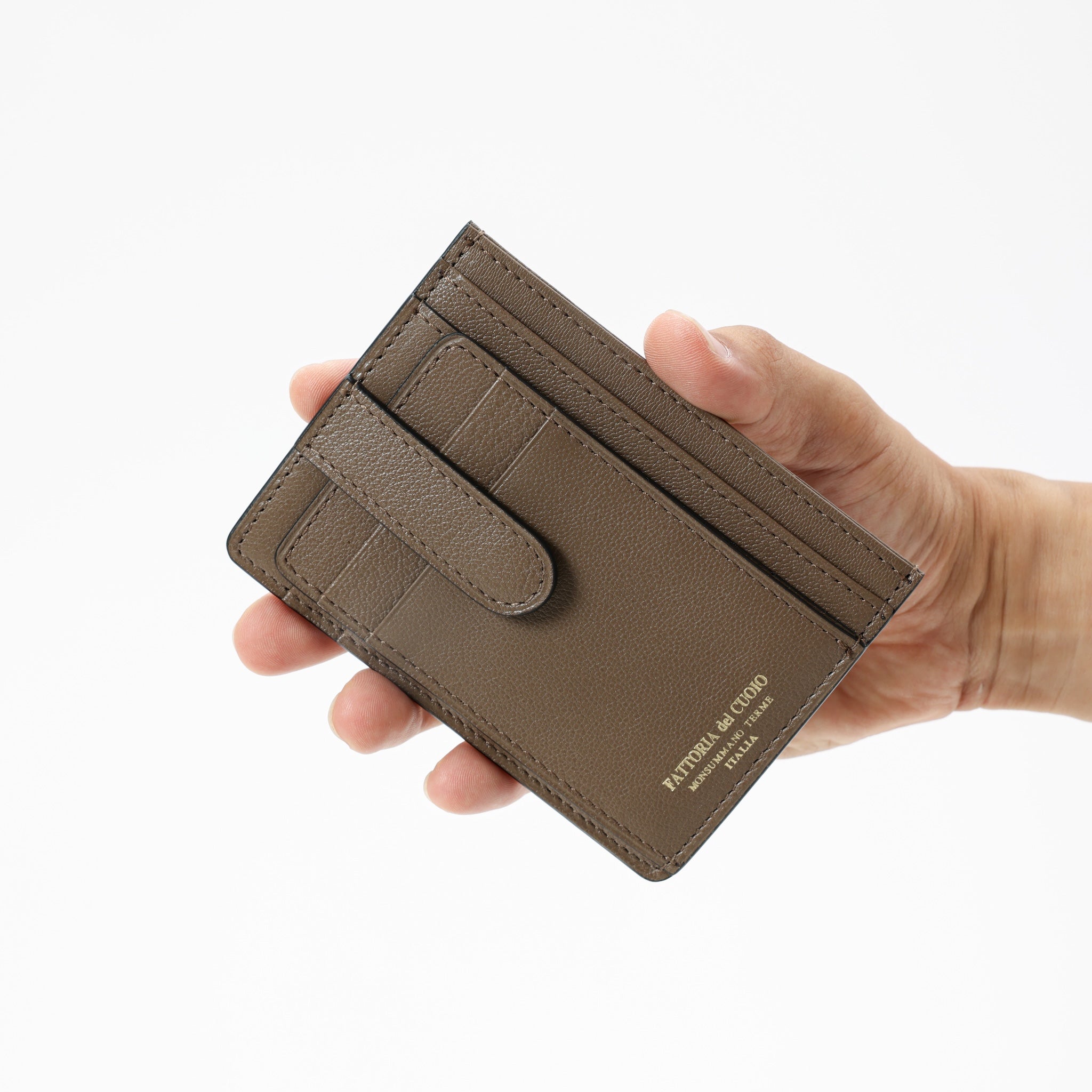 SACU カードケース / goat leather