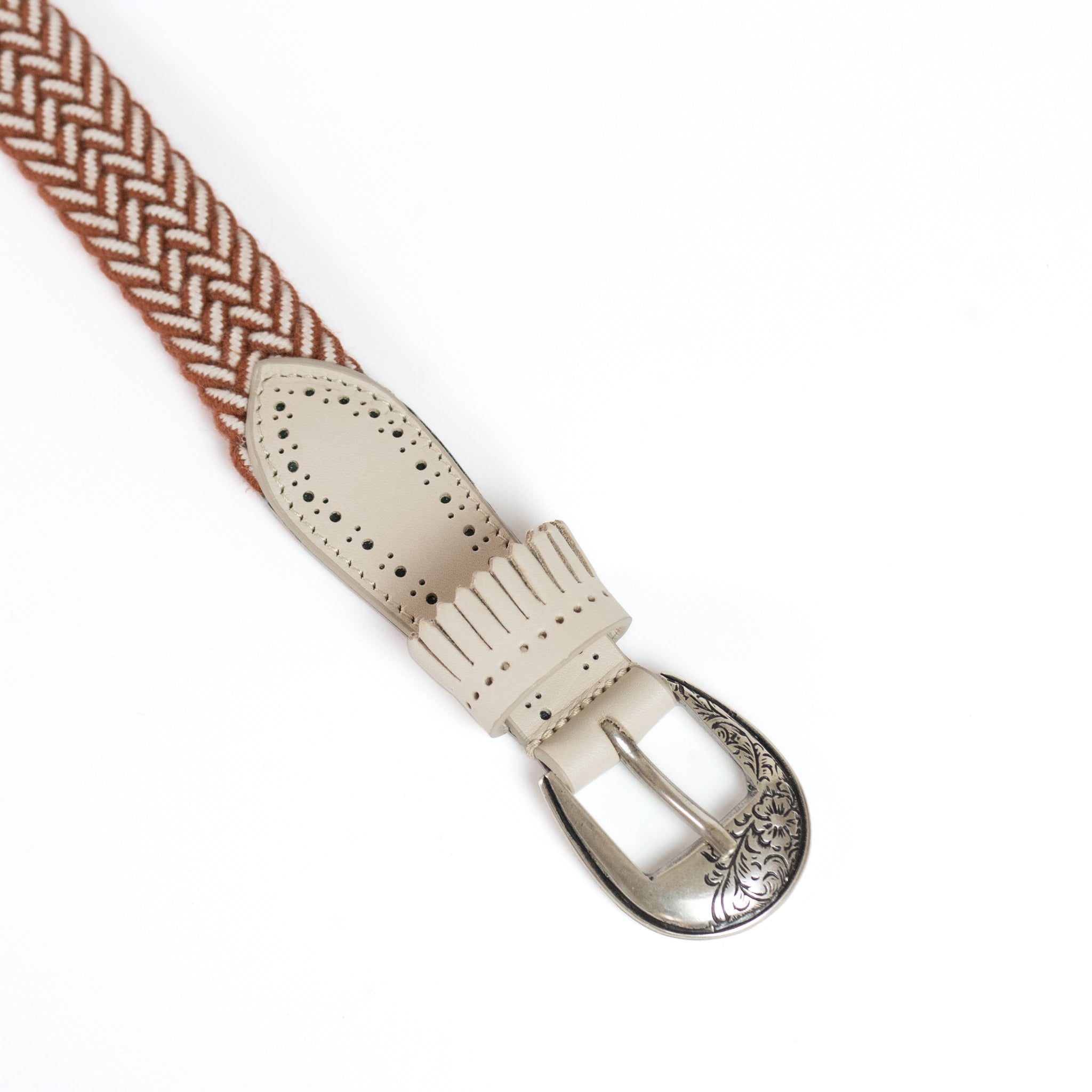 frangia 3° | wool mesh BELT / E / SILVER & GOLD BUCKLE