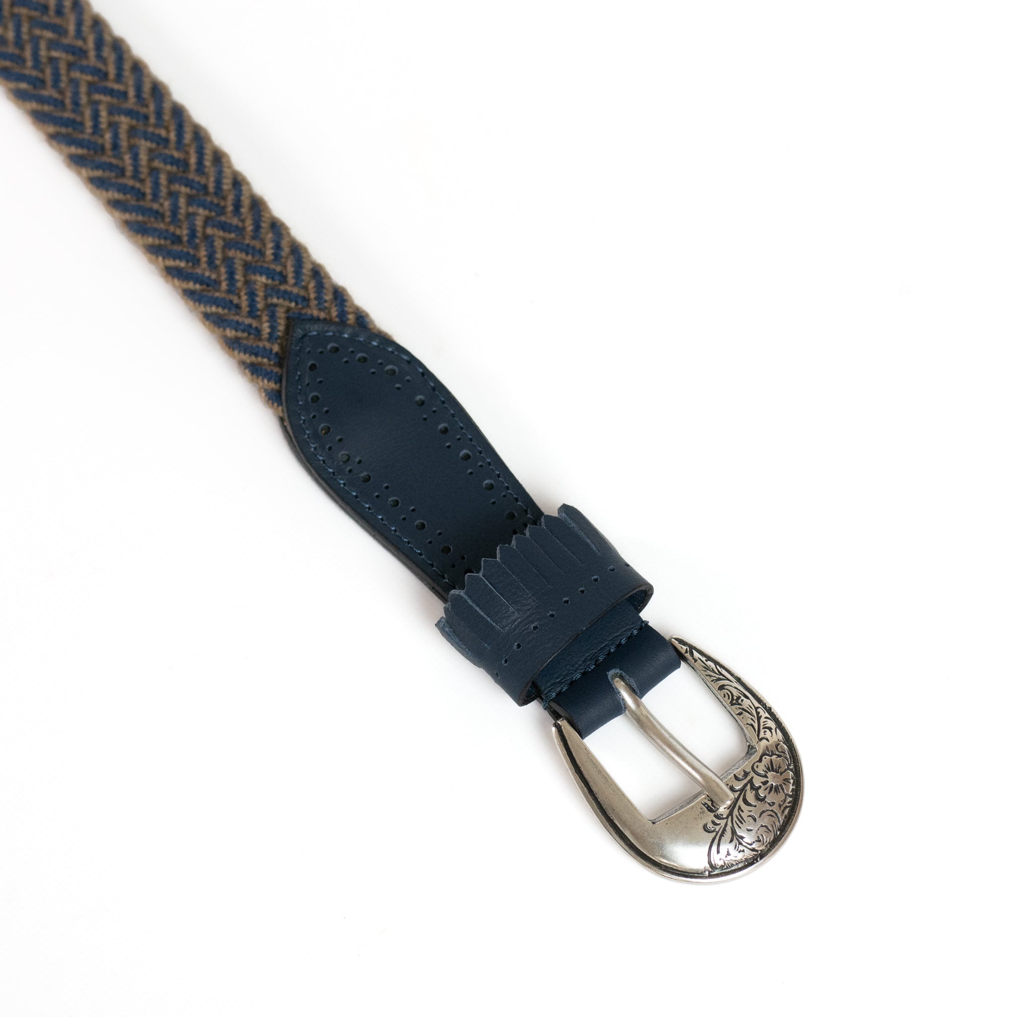 frangia 3° | wool mesh BELT / E / SILVER & GOLD BUCKLE