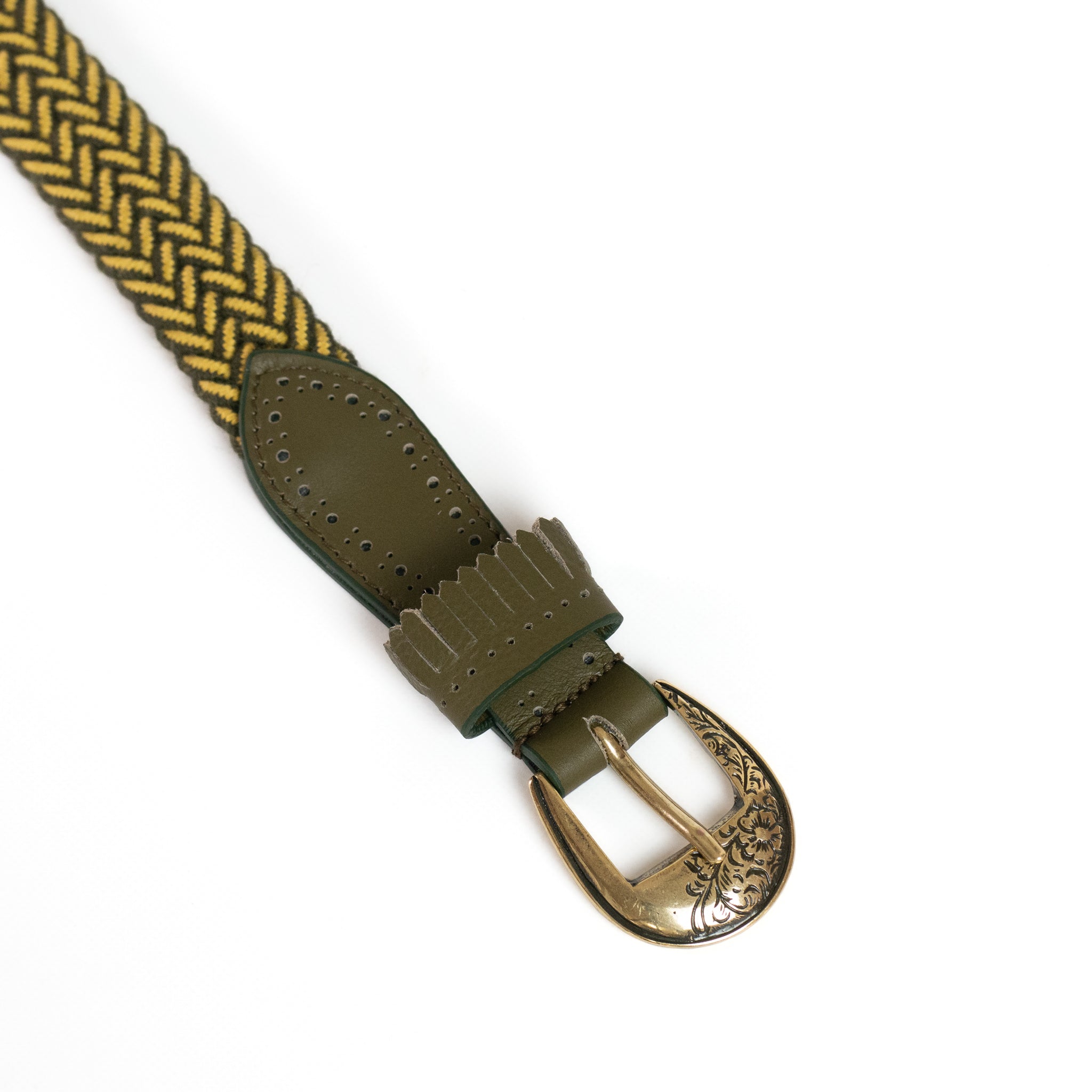 frangia 3° [wool mesh BELT / E / SILVER & GOLD BUCKLE]