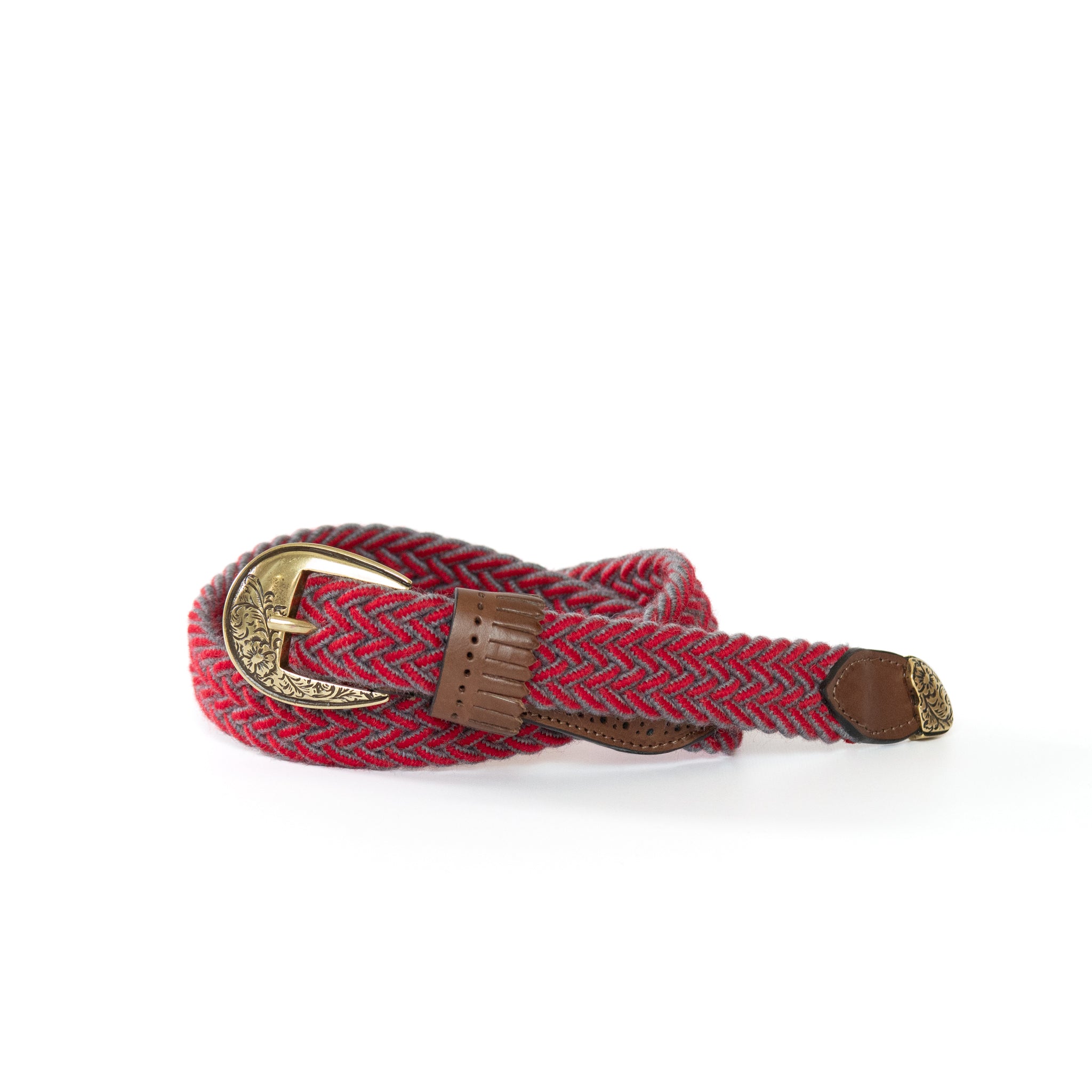 frangia 3° | wool mesh BELT / E / SILVER & GOLD BUCKLE