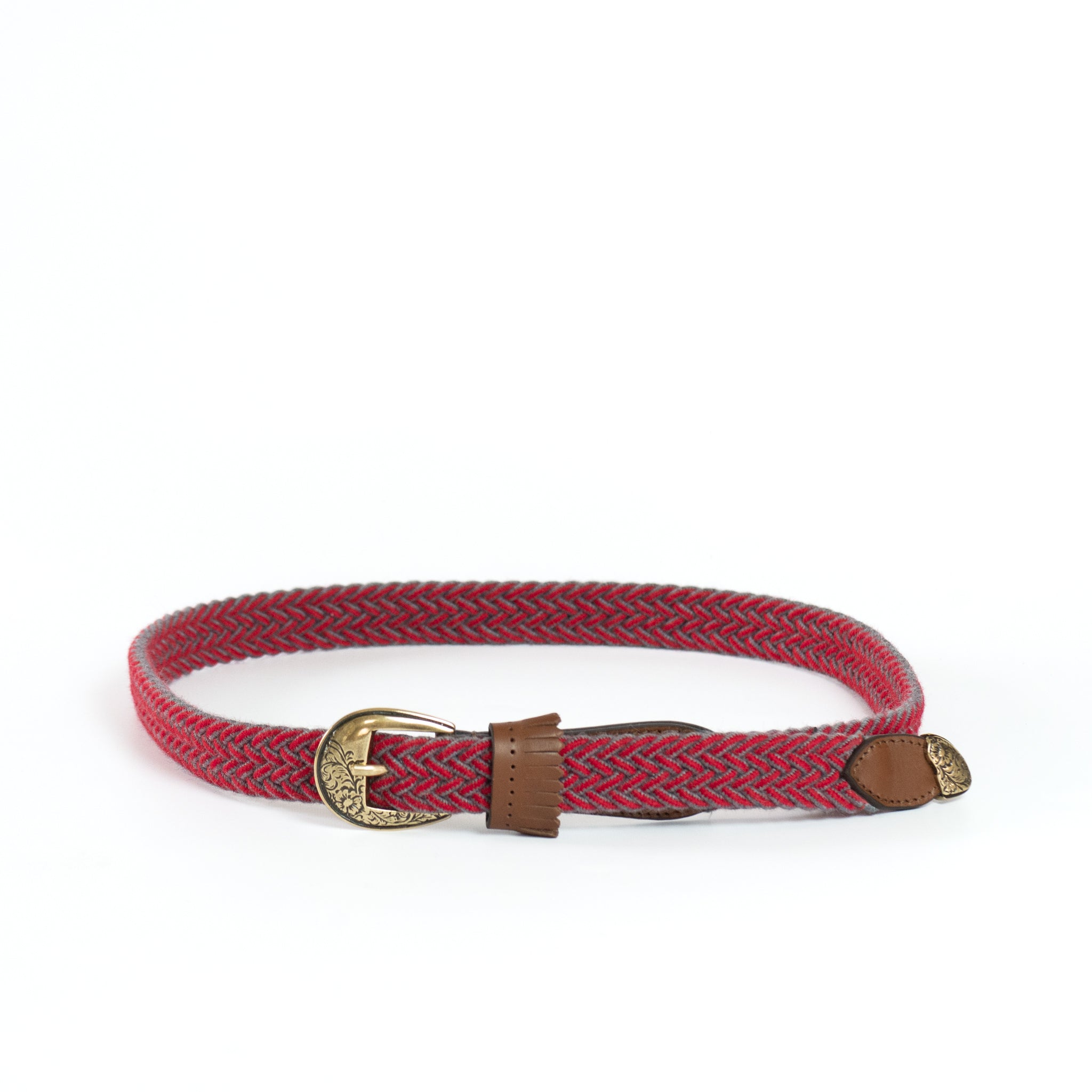 frangia 3° | wool mesh BELT / E / SILVER & GOLD BUCKLE