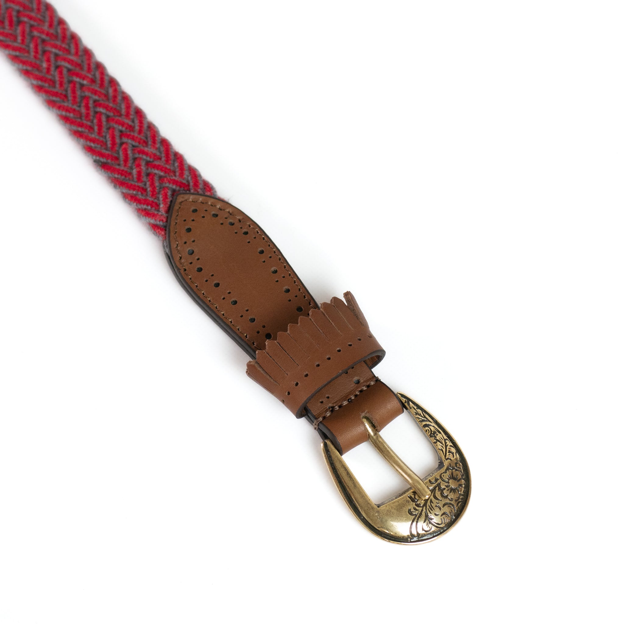 frangia 3° | wool mesh BELT / E / SILVER & GOLD BUCKLE
