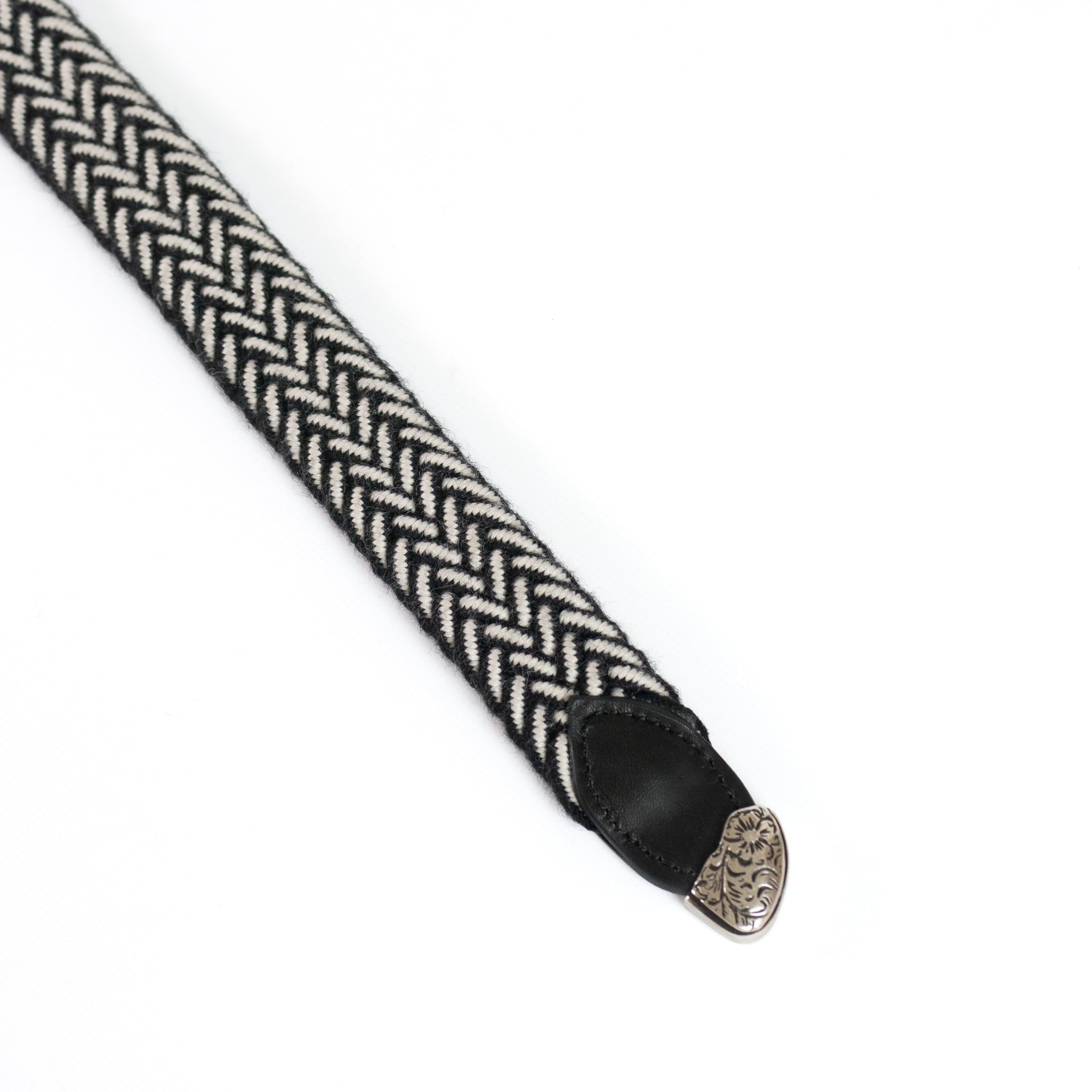 frangia 3° | wool mesh BELT / E / SILVER & GOLD BUCKLE