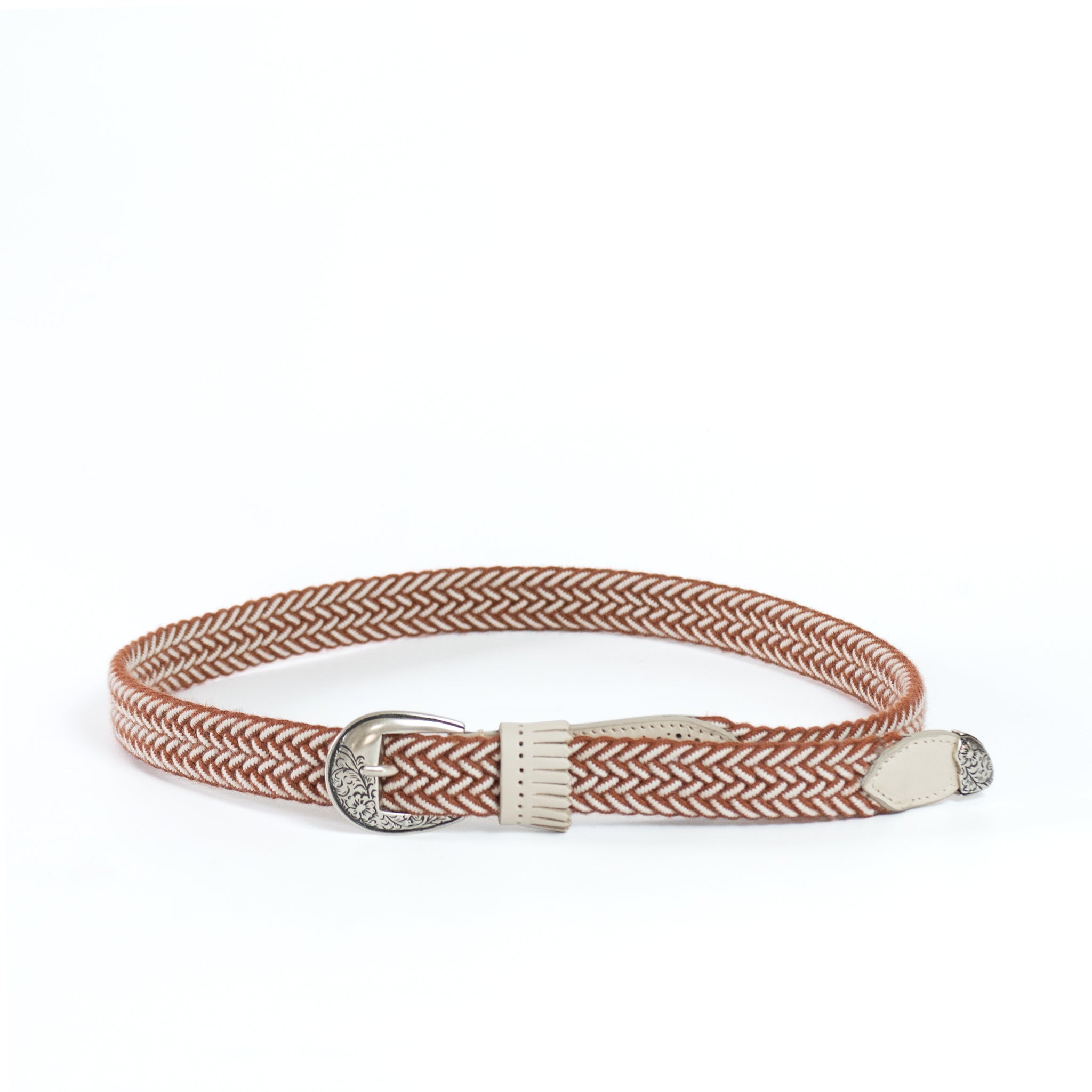 frangia 3° | wool mesh BELT / E / SILVER & GOLD BUCKLE