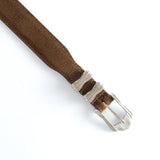 SUEDE LEATHER WESTERN BELT