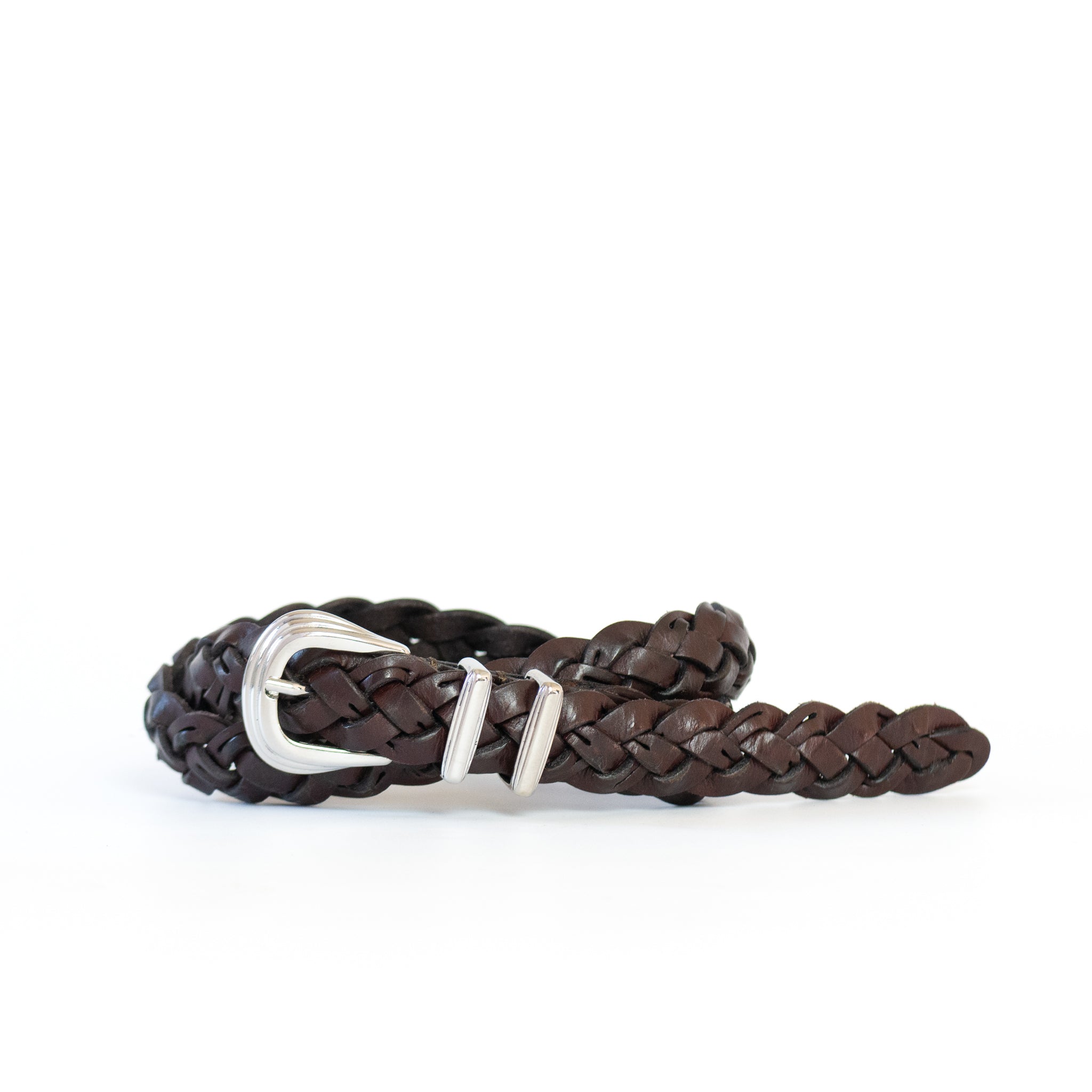 HAND-BRAIDED / asolina | leather mesh belt | W06