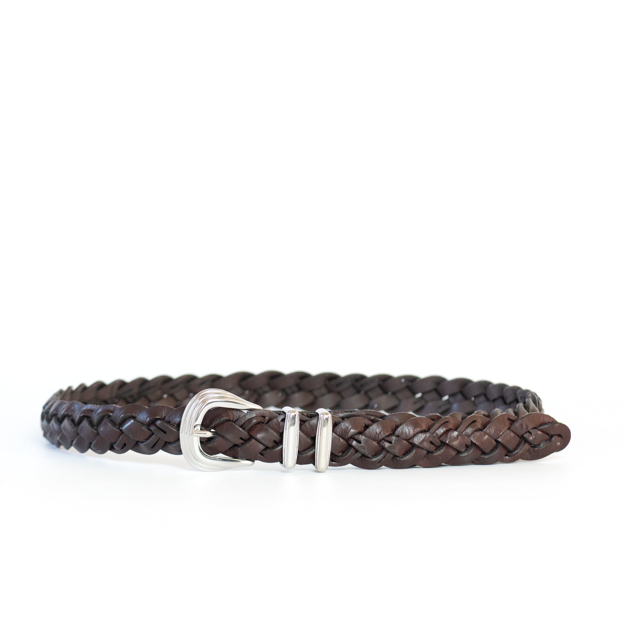HAND-BRAIDED / asolina | leather mesh belt | W06