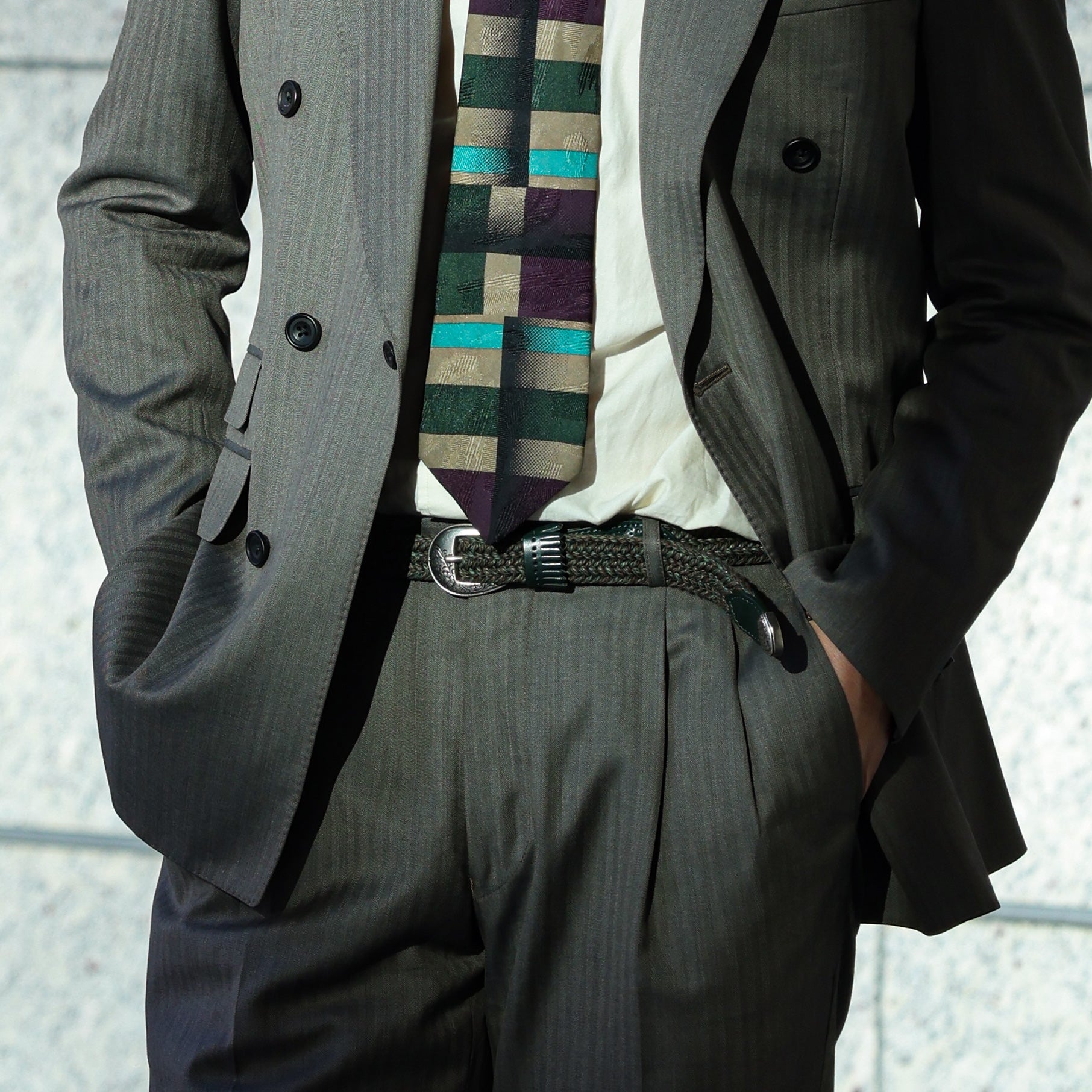 frangia 4° | cotton melange mesh BELT