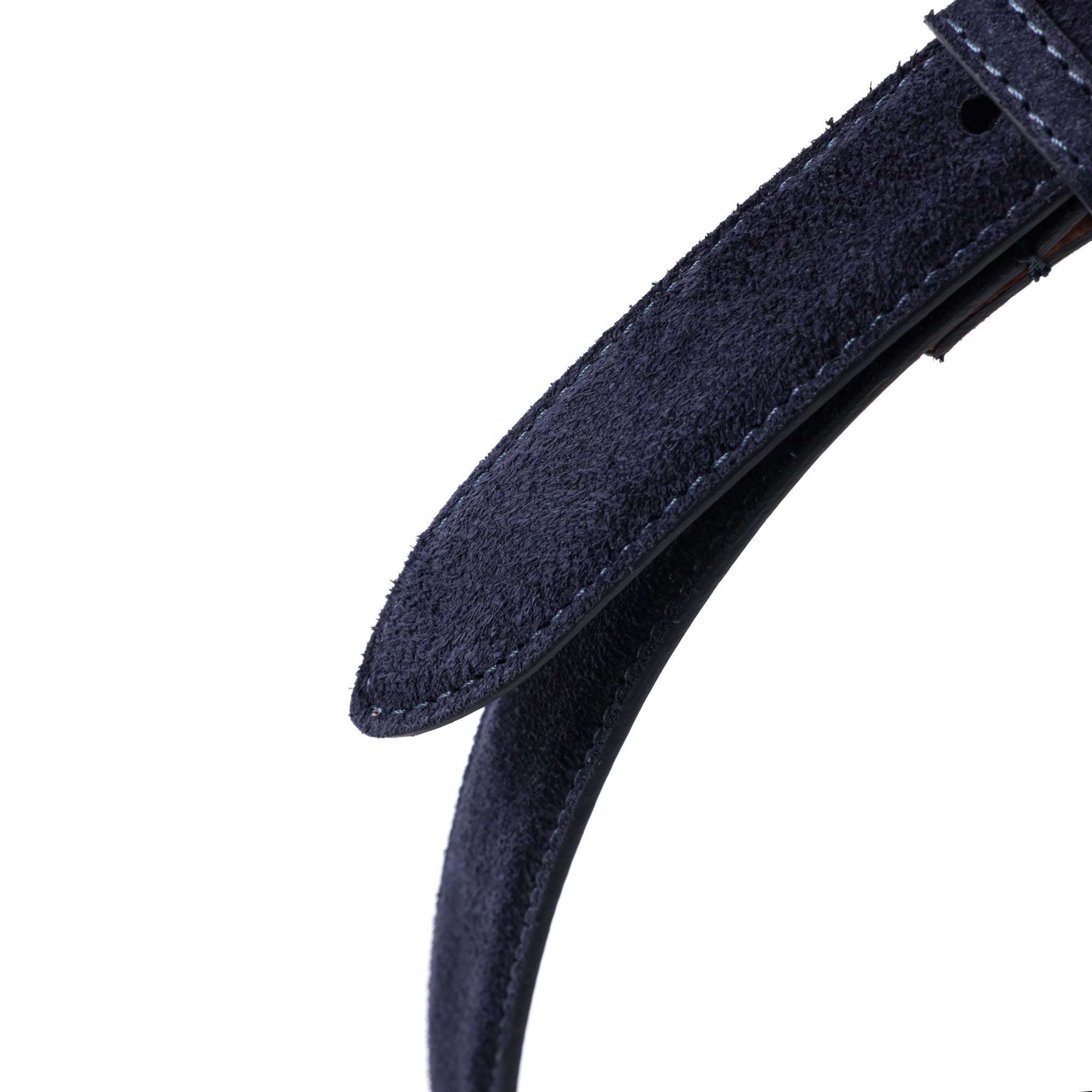 スエードレザー ツイストバックルベルト(GOLD) | 25mm