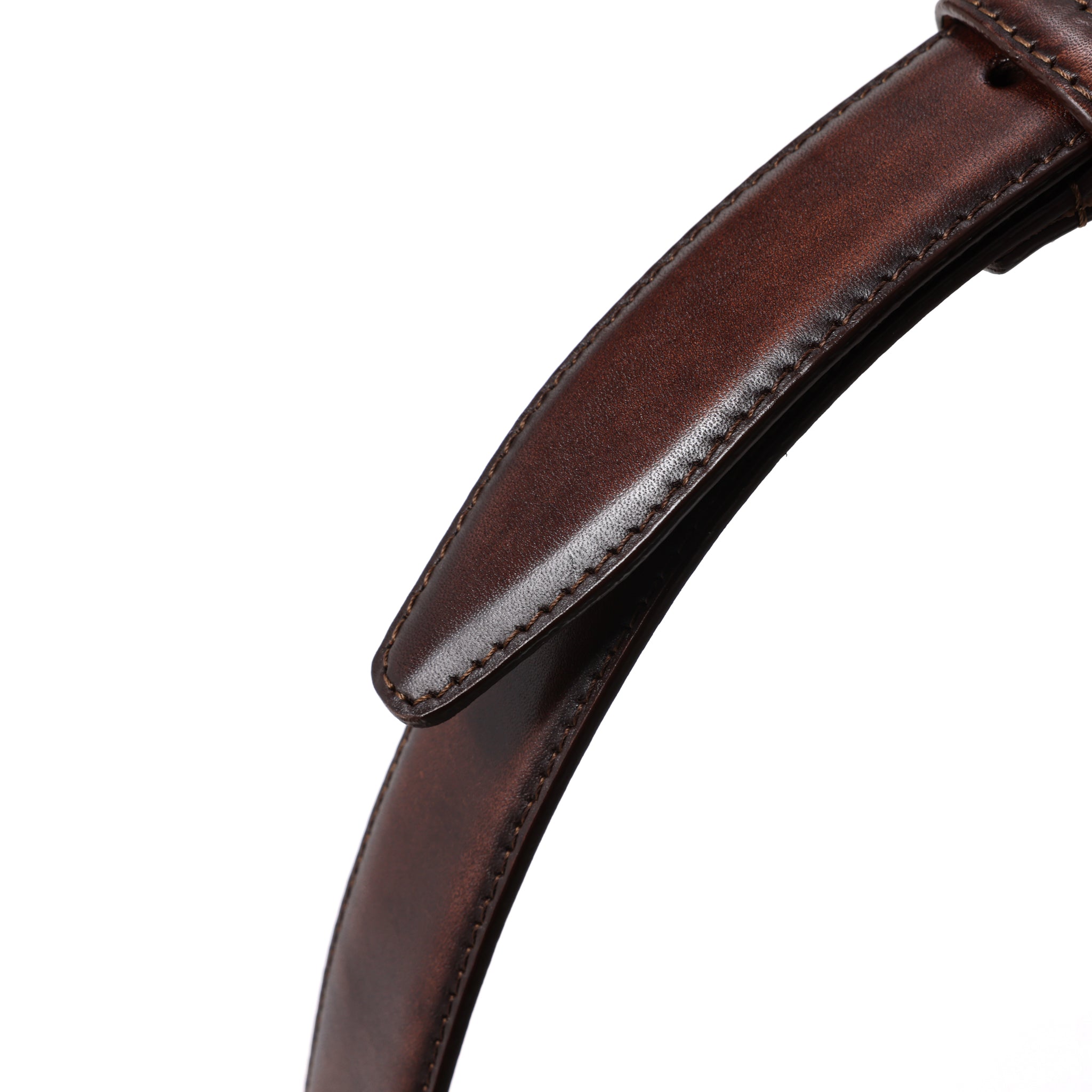 カーフレザー コンパクトバックルベルト | 30mm