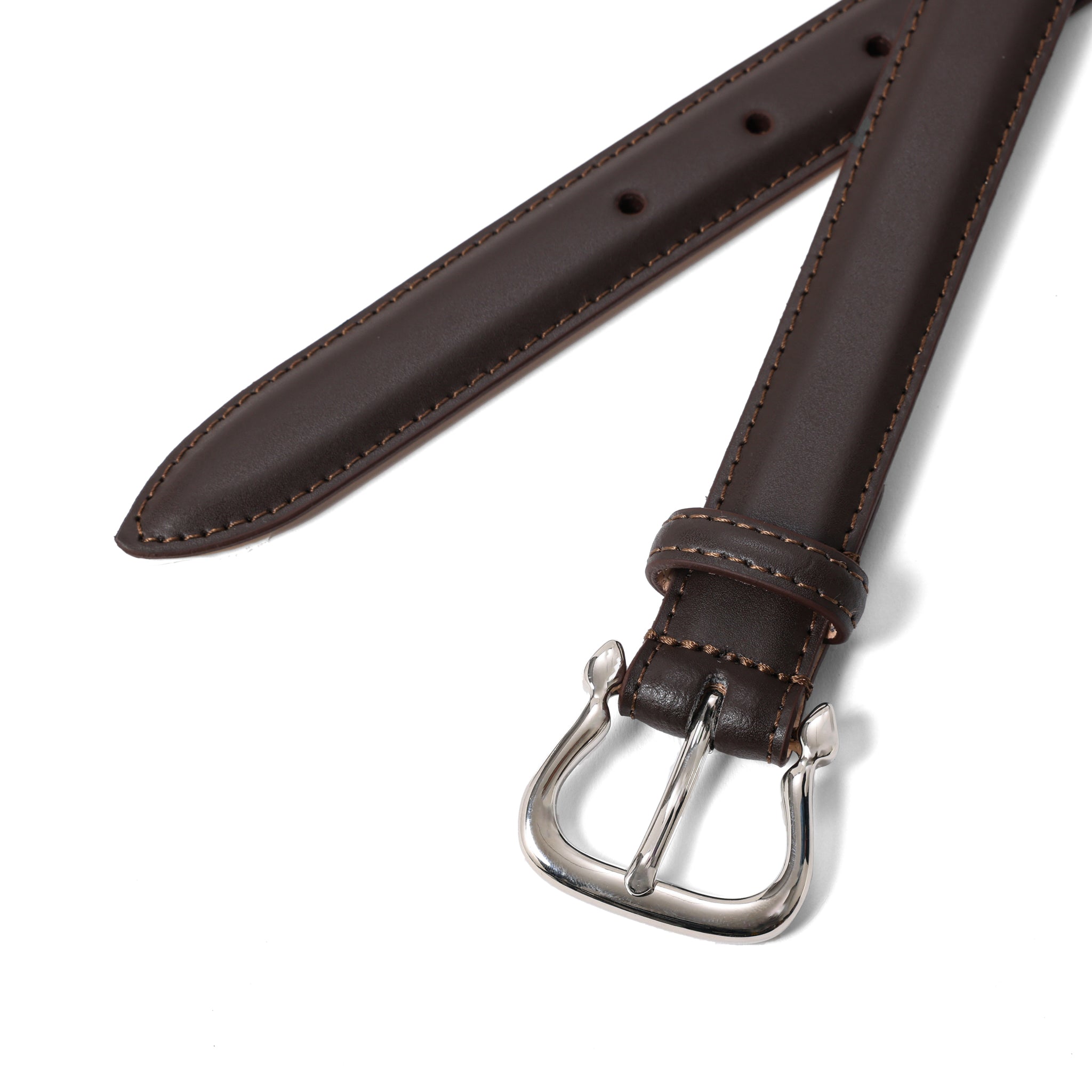 スムースレザー ベルト ARCO (SILVER) | 25mm