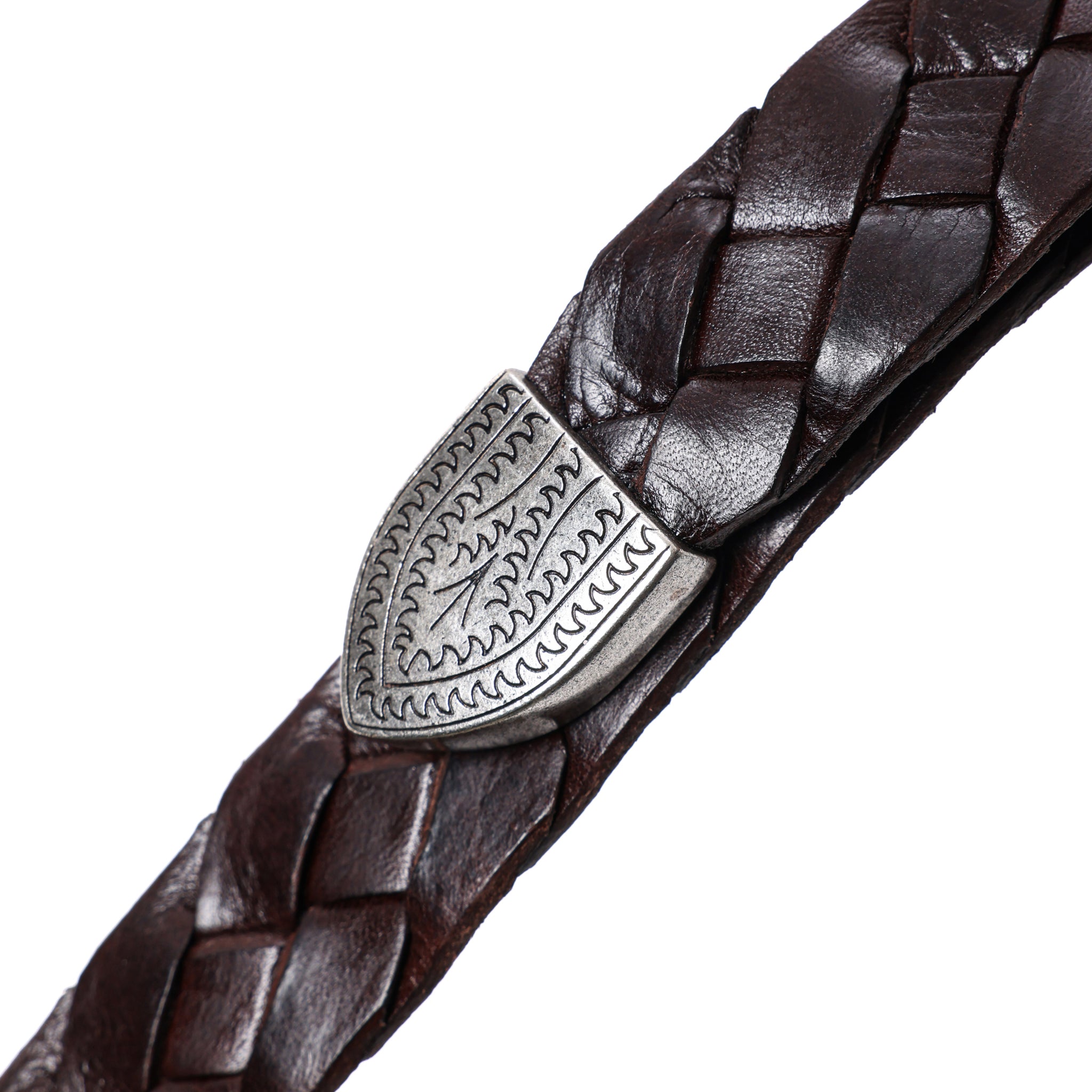 カウレザー ウェスタンメッシュベルト W08 (SILVER) | 25mm