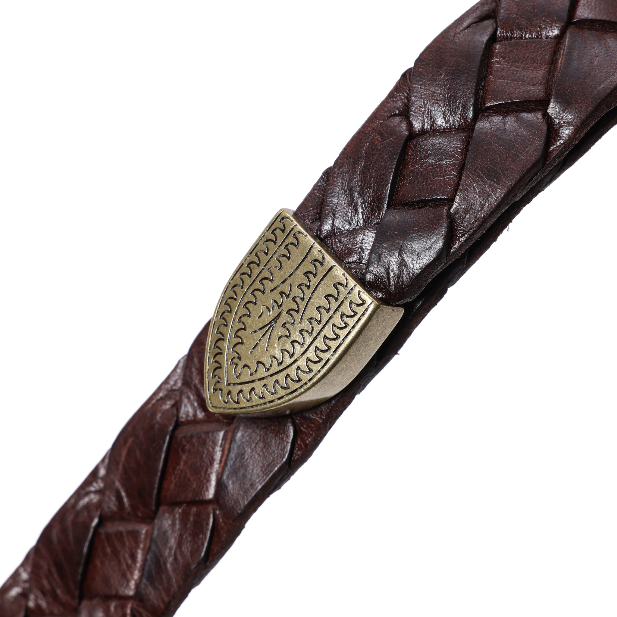 カウレザー ウェスタンメッシュベルト W08 (GOLD) | 25mm