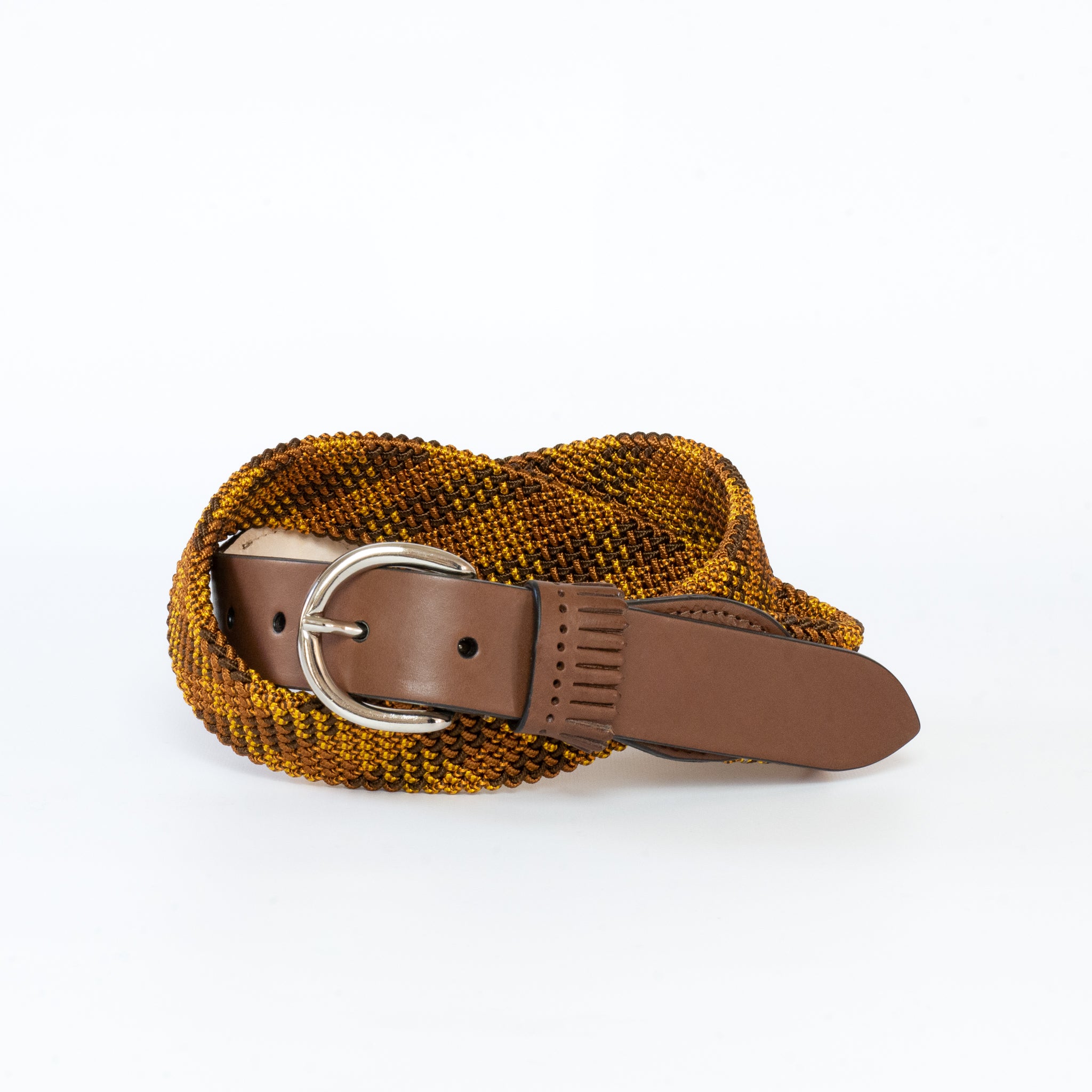 frangia 1° [Leather combination mesh BELT / E]