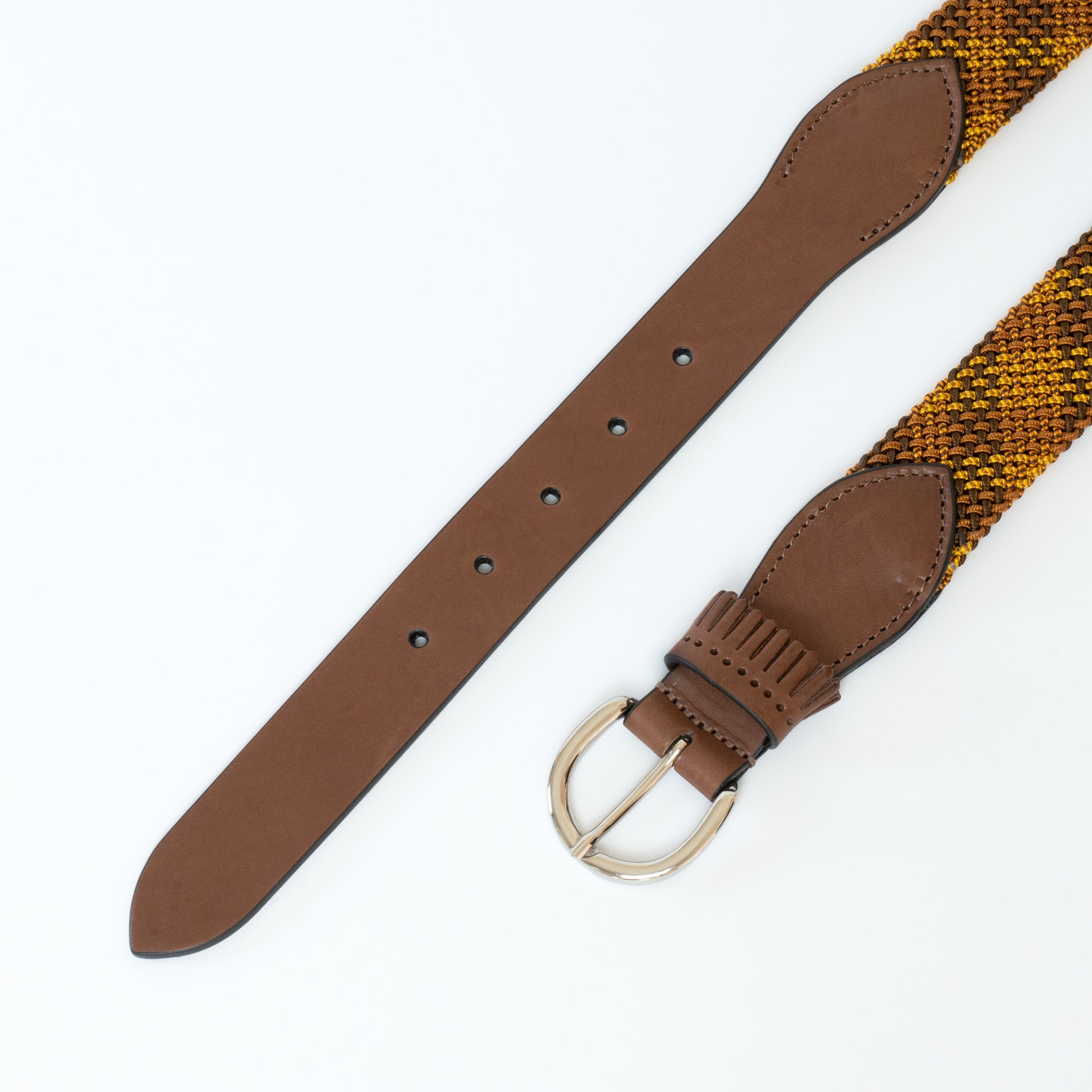 frangia 1° [Leather combination mesh BELT / E]