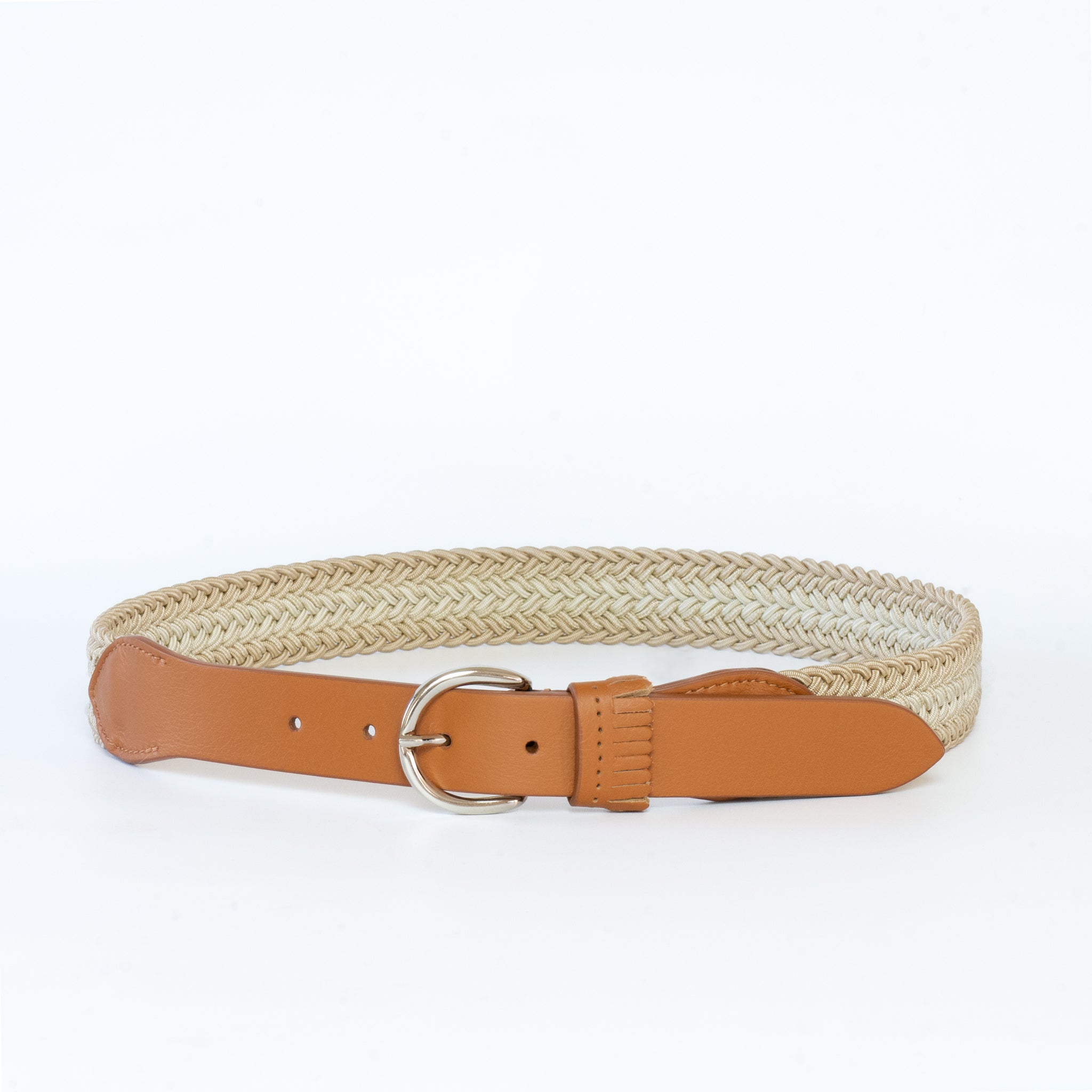 frangia 1° [Leather combination mesh BELT / E]