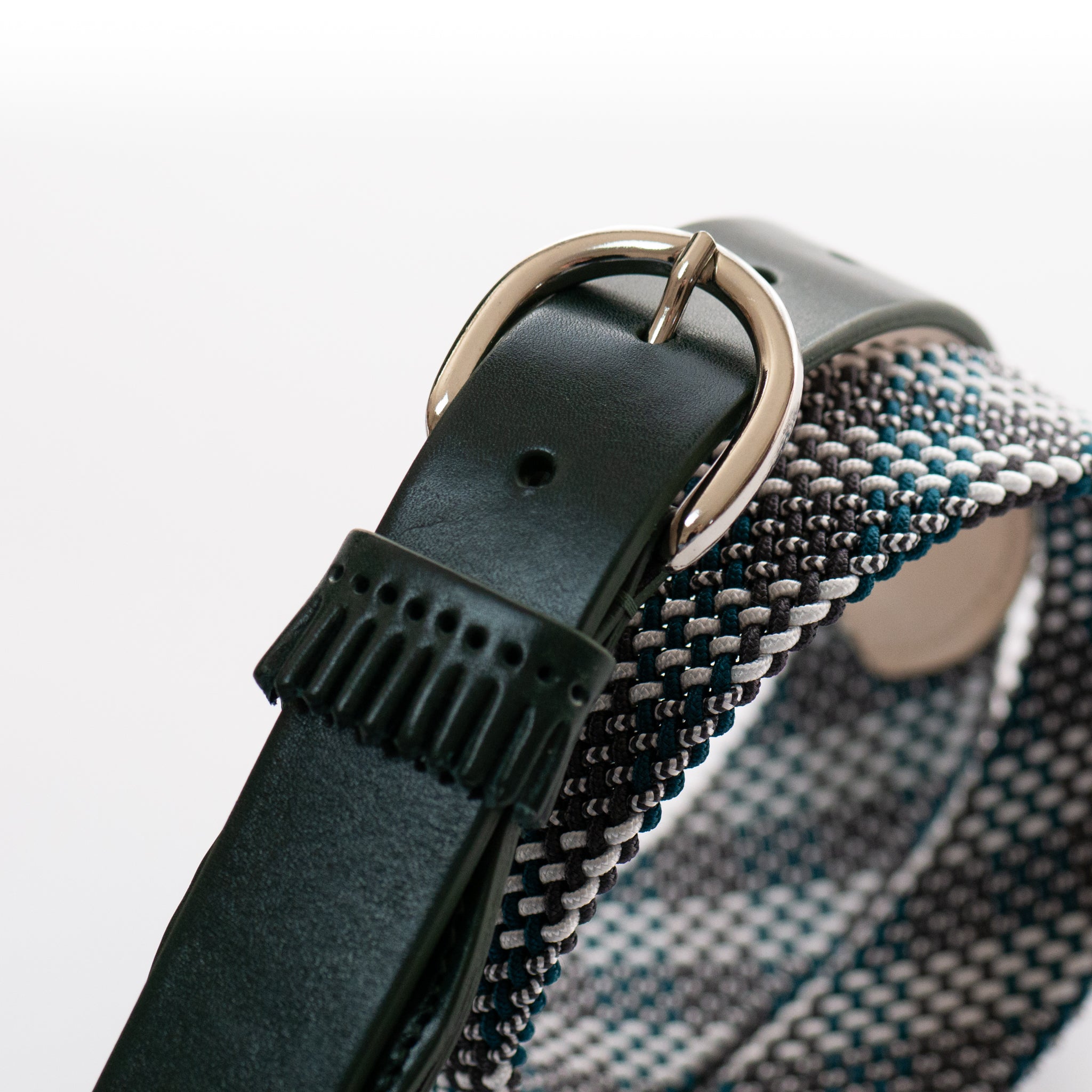 frangia 1° [Leather combination mesh BELT / E]