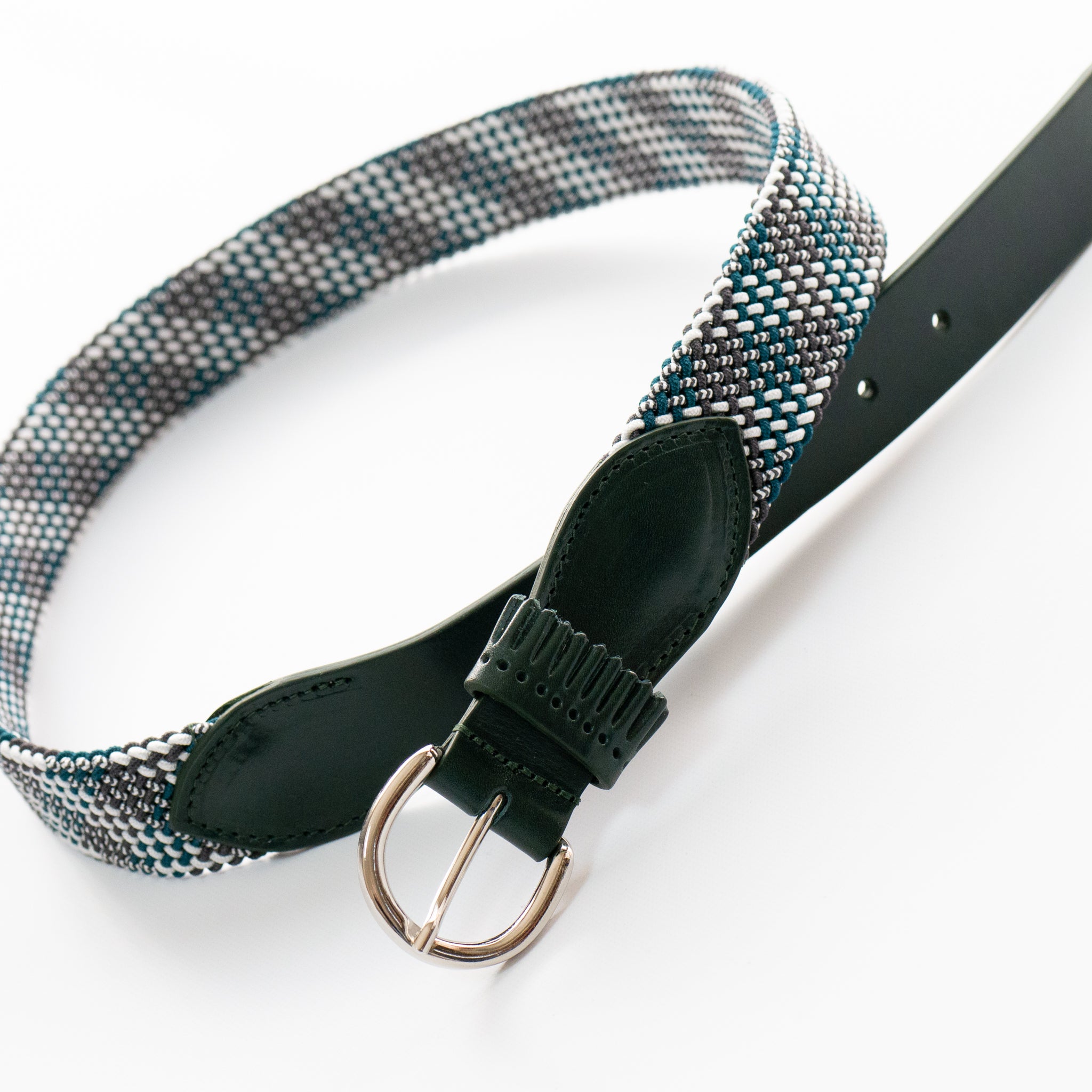 frangia 1° [Leather combination mesh BELT / E]