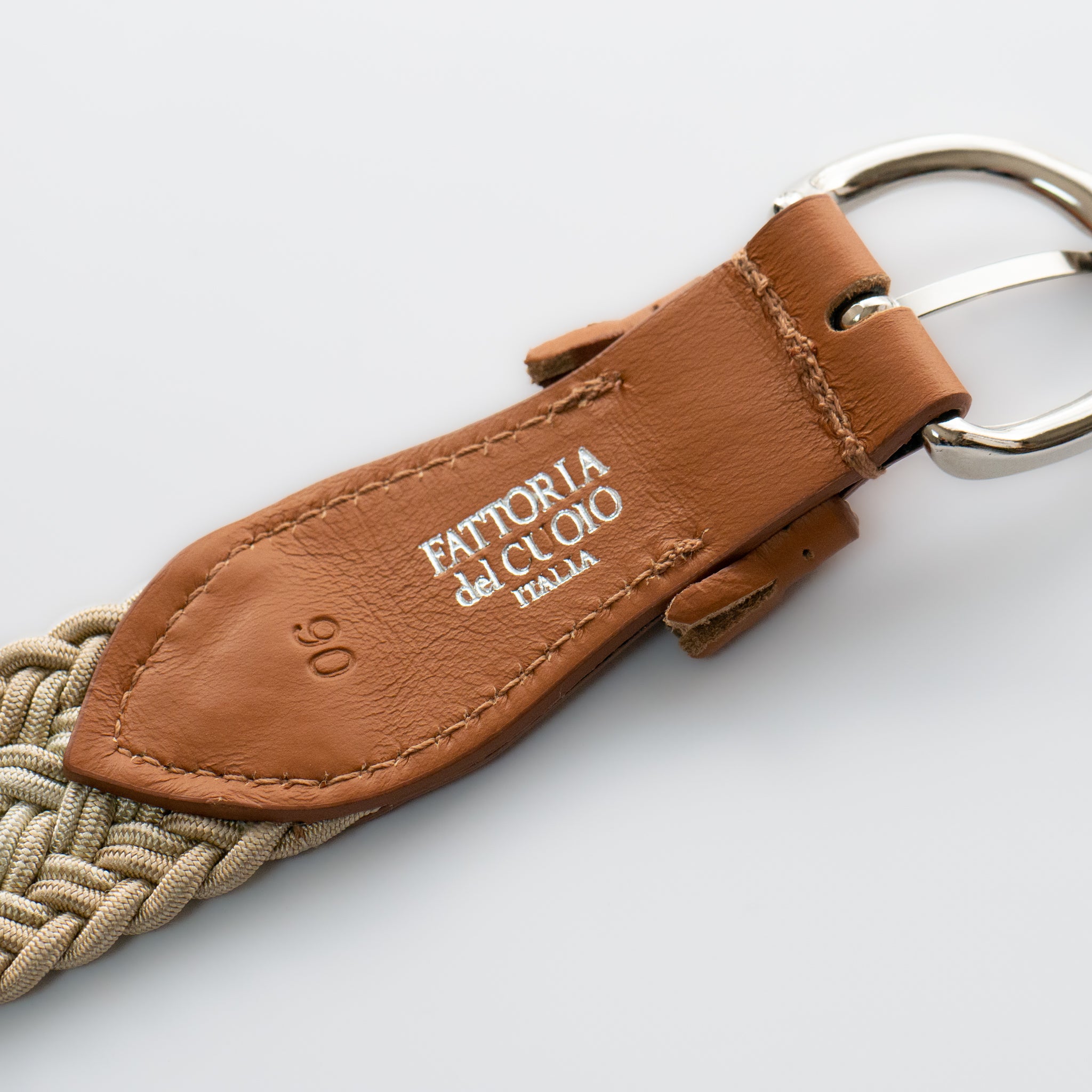 frangia 1° | Leather combination mesh BELT / E