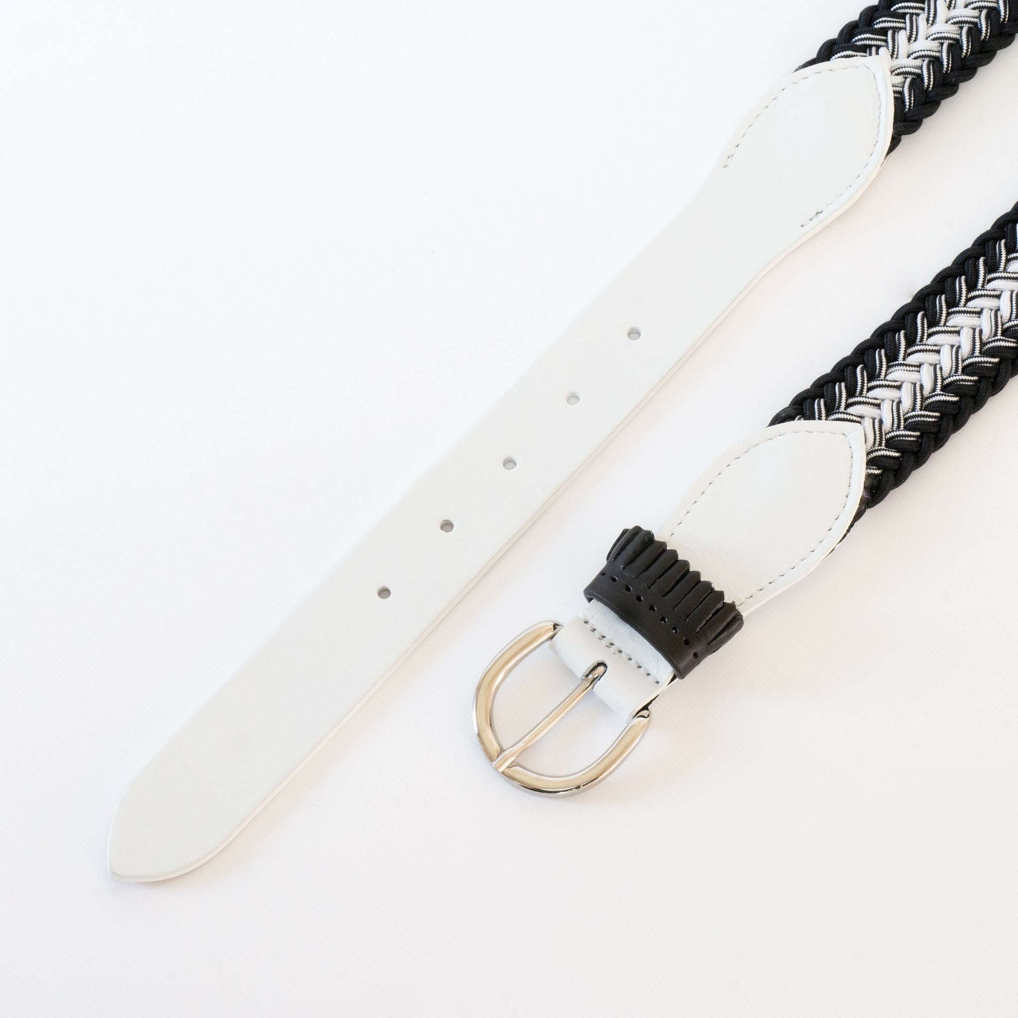 frangia 1° [Leather combination mesh BELT / E]