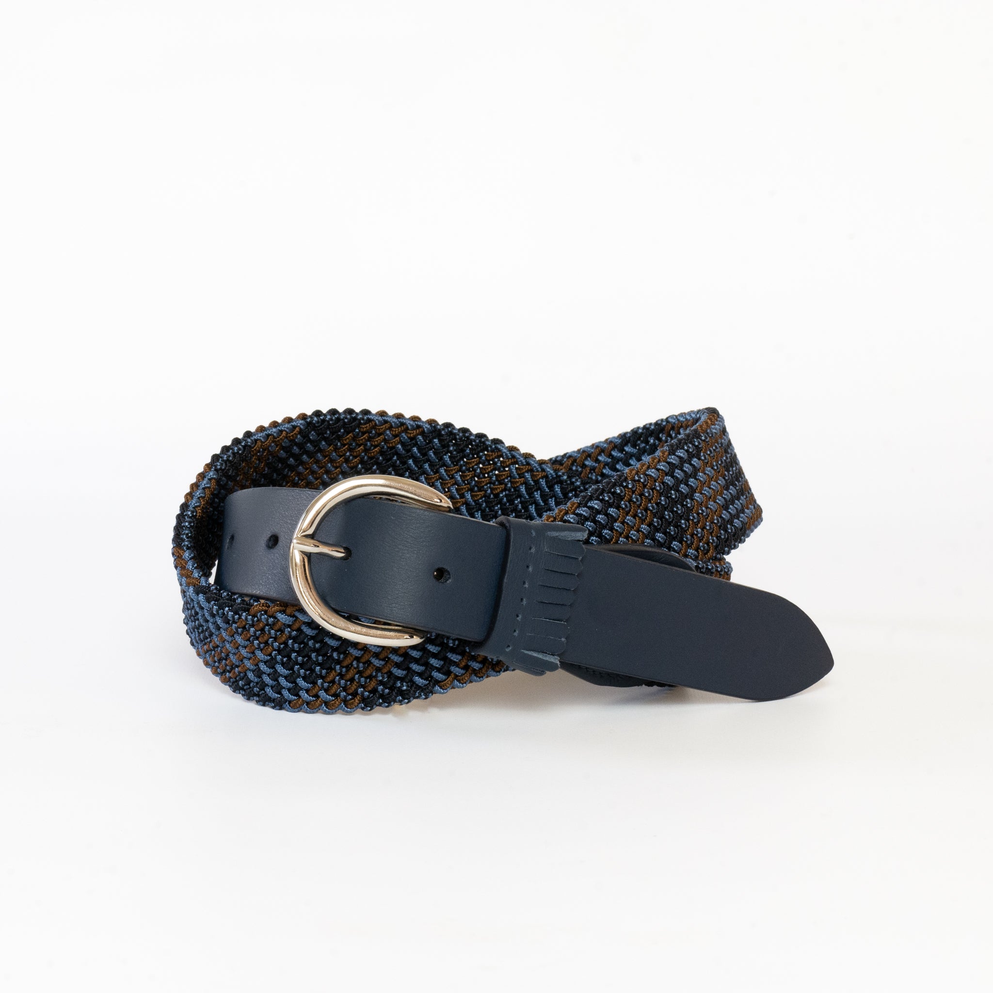 frangia 1° [Leather combination mesh BELT / E]