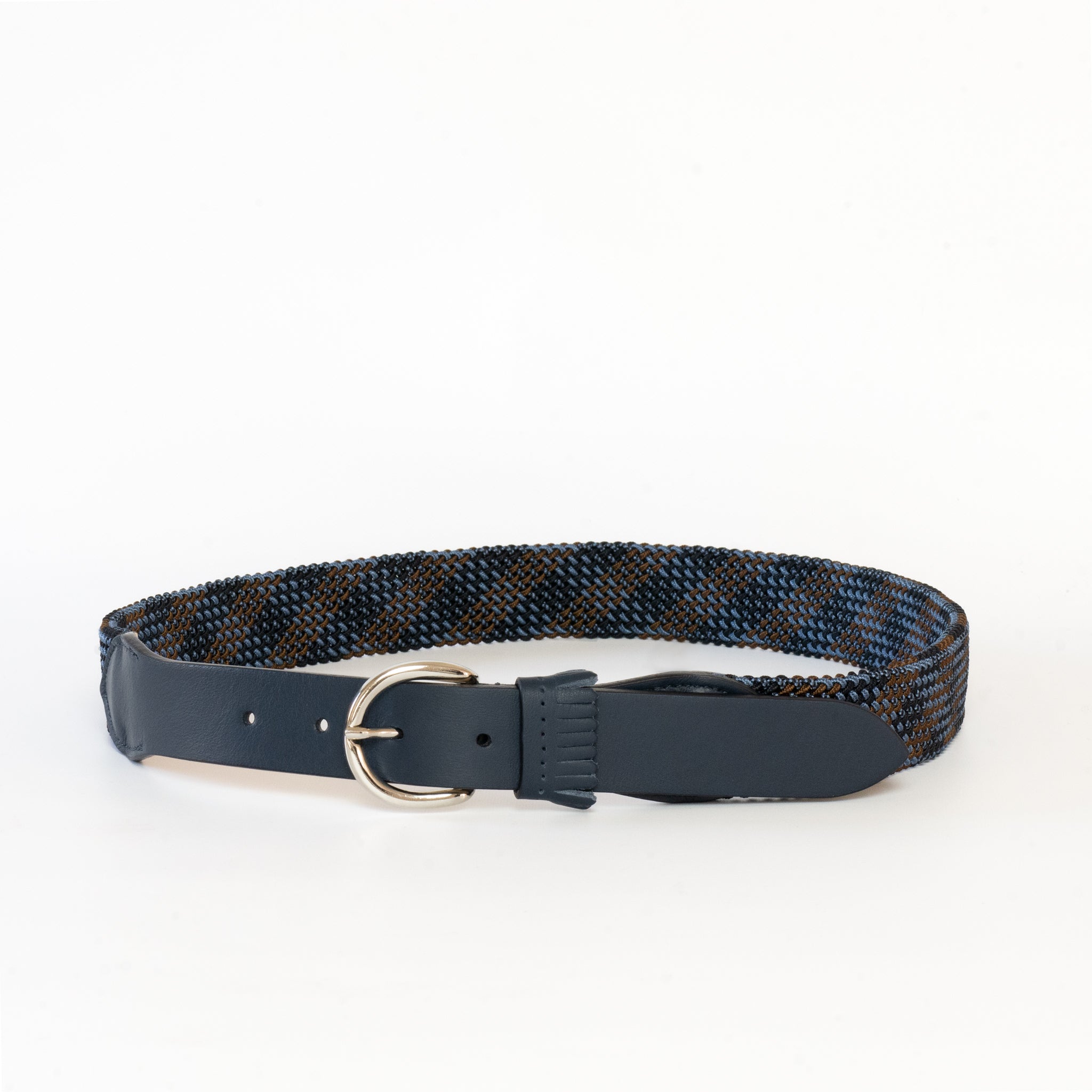 frangia 1° [Leather combination mesh BELT / E]