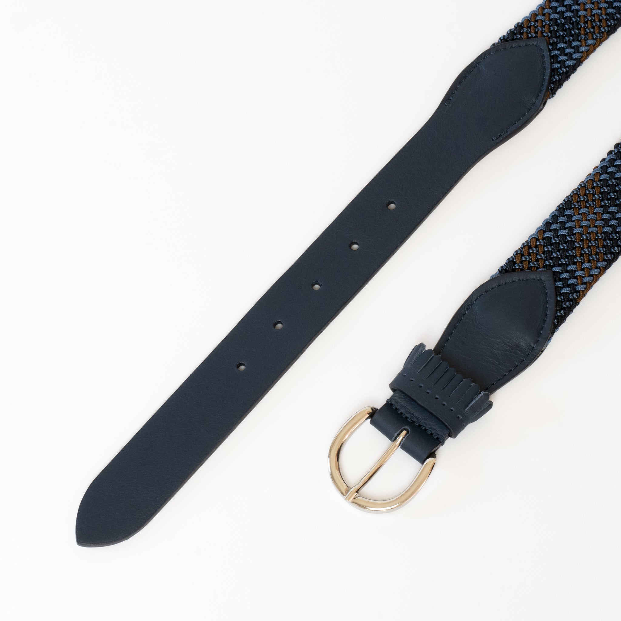 frangia 1° [Leather combination mesh BELT / E]