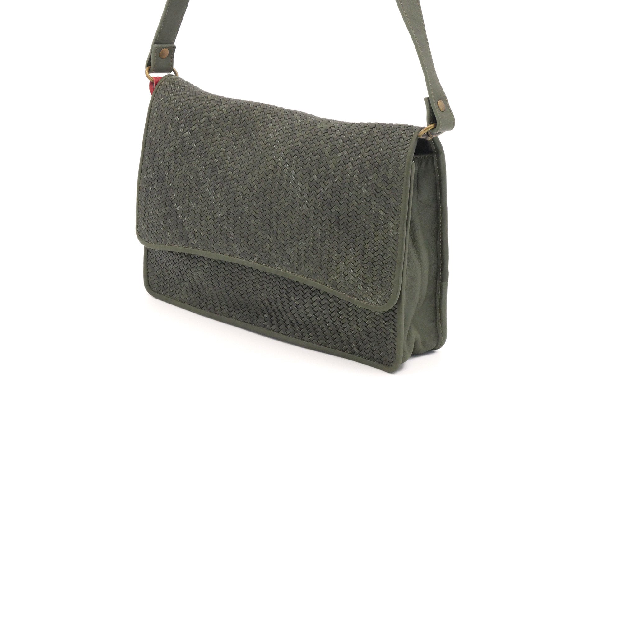 pochetta レザーイントレチャート クラッチ & サコッシュ 2way バッグ