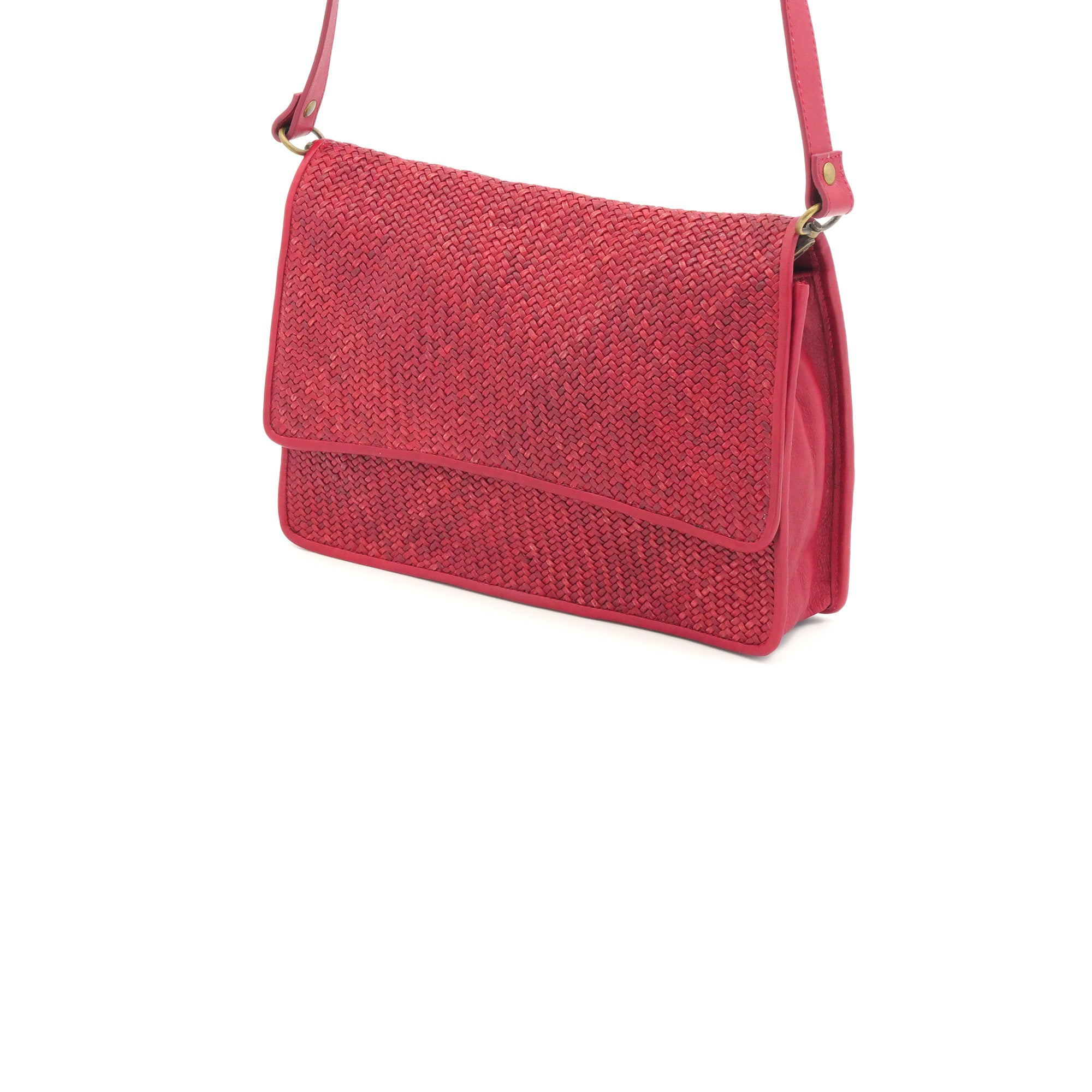 pochetta レザーイントレチャート クラッチ & サコッシュ 2way バッグ