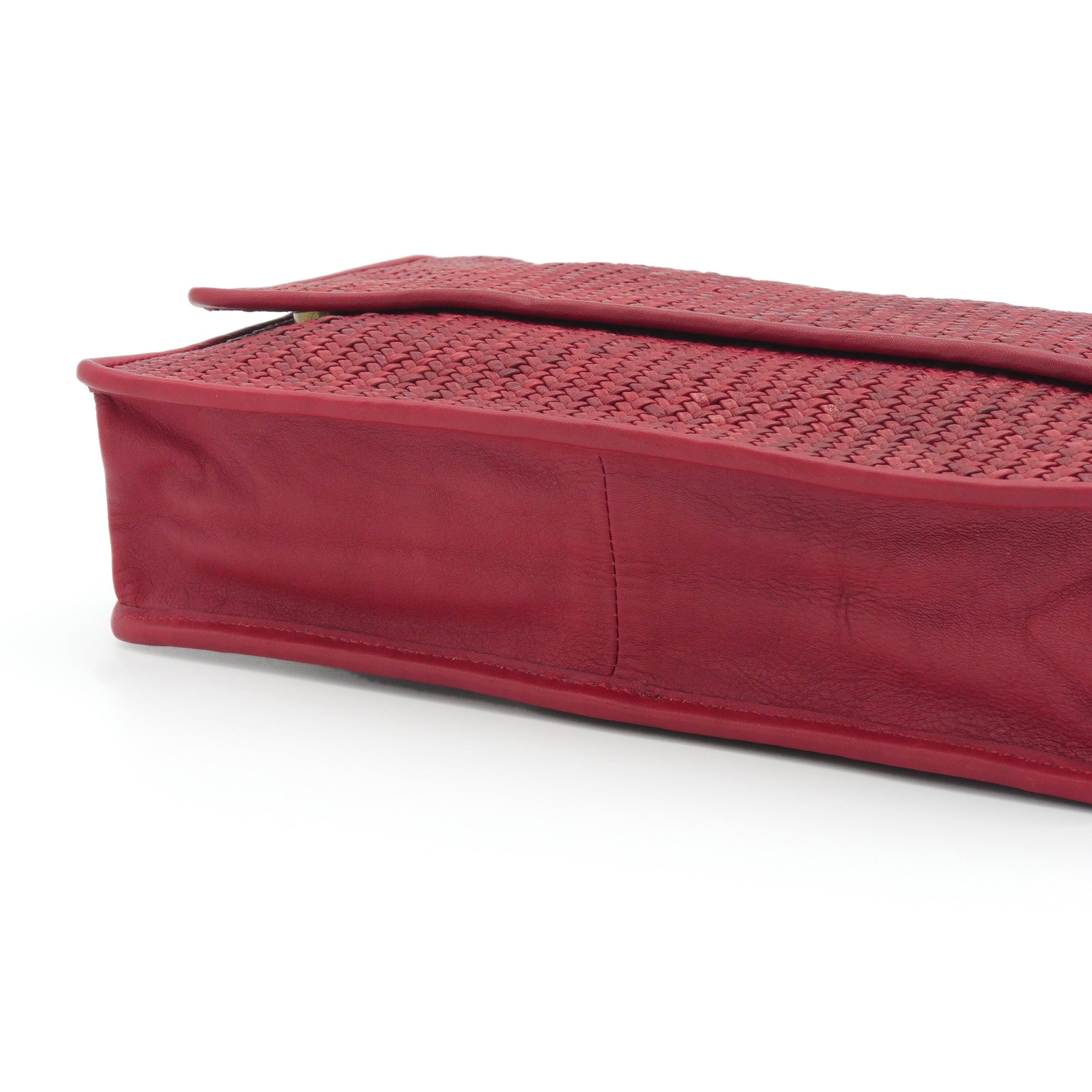pochetta レザーイントレチャート クラッチ & サコッシュ 2way バッグ